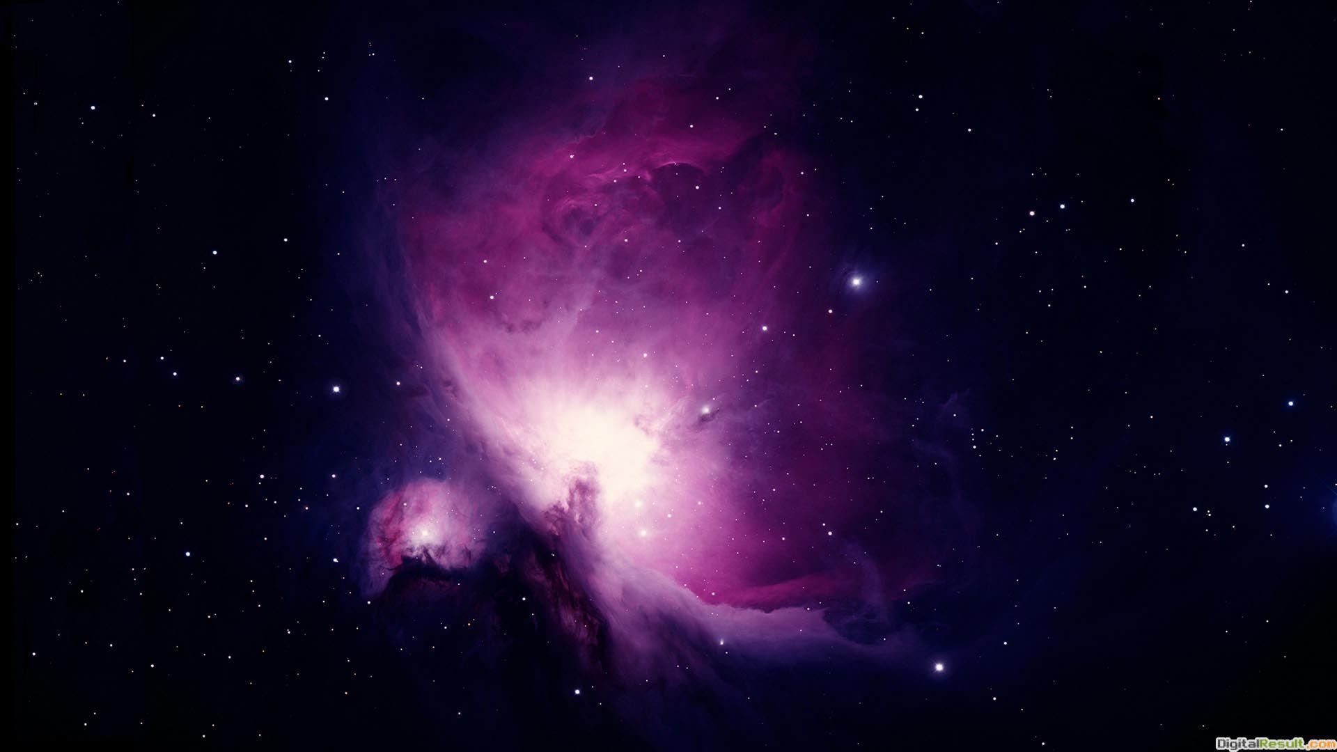 1920x1080 Purple Space Cloud HD Wallpaper - Space HD Wallpaper