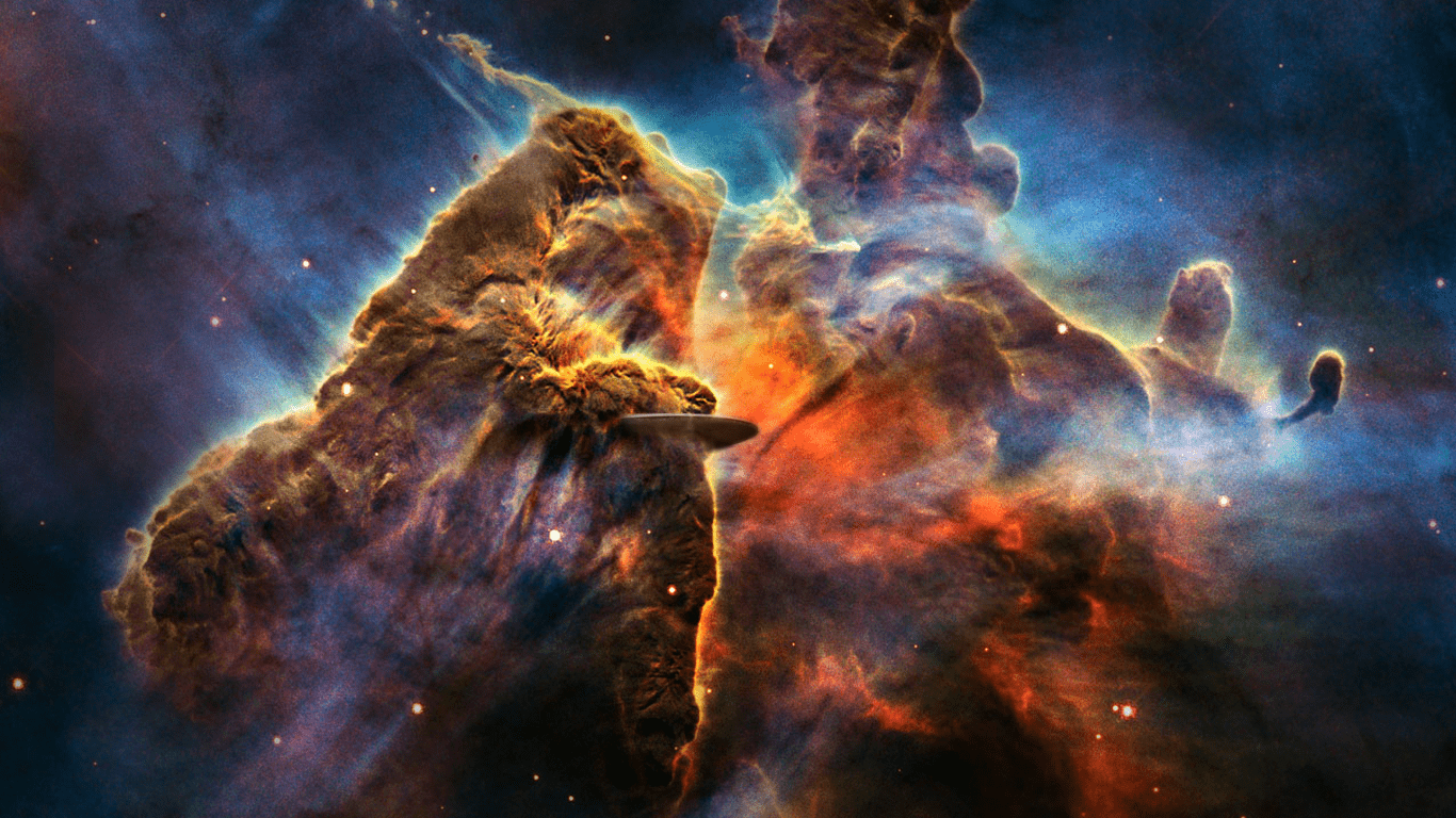 1366x768 Free download Space Gas Cloud [1366x768] for your Desktop, Mobile