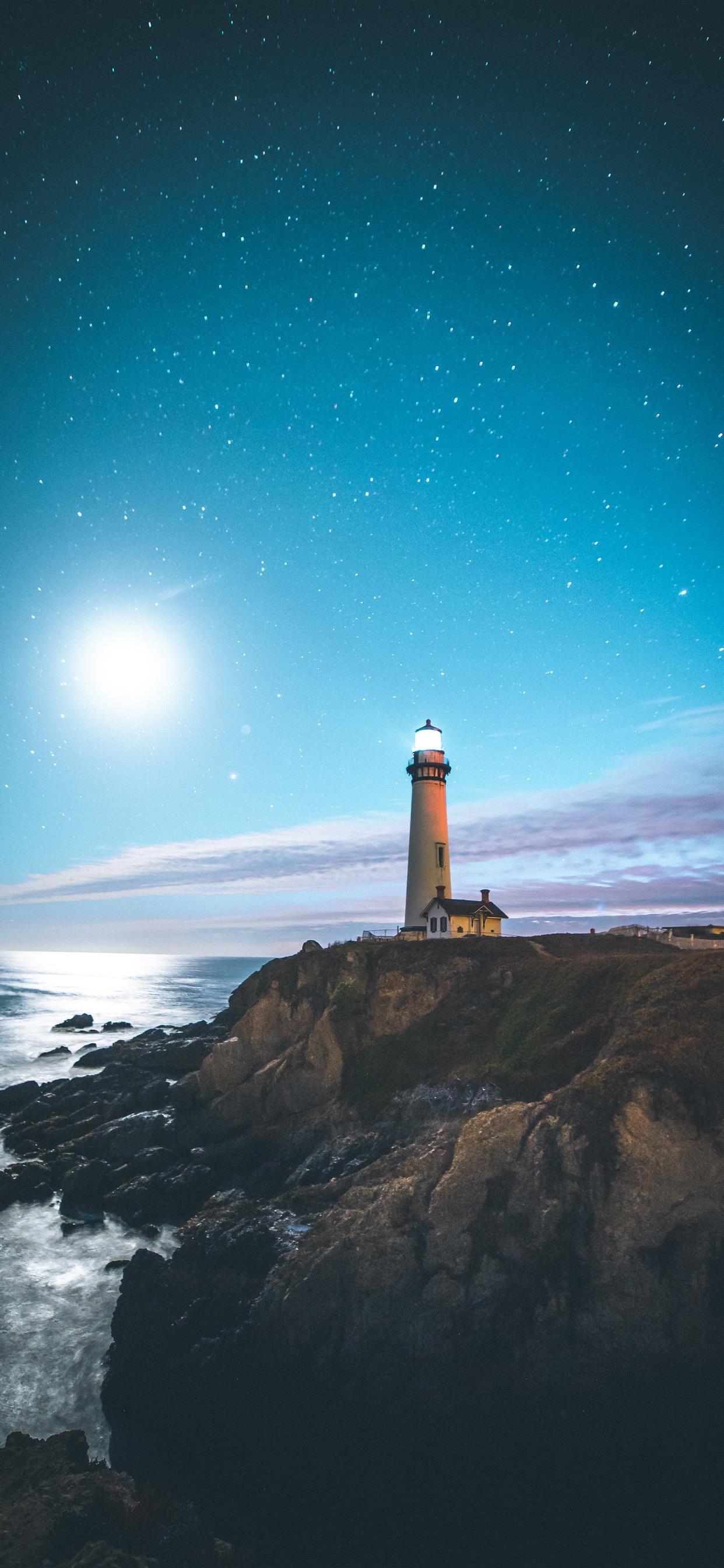 1242x2688 Pigeon Point Lighthouse Pescadero United States iPhone Wallpaper