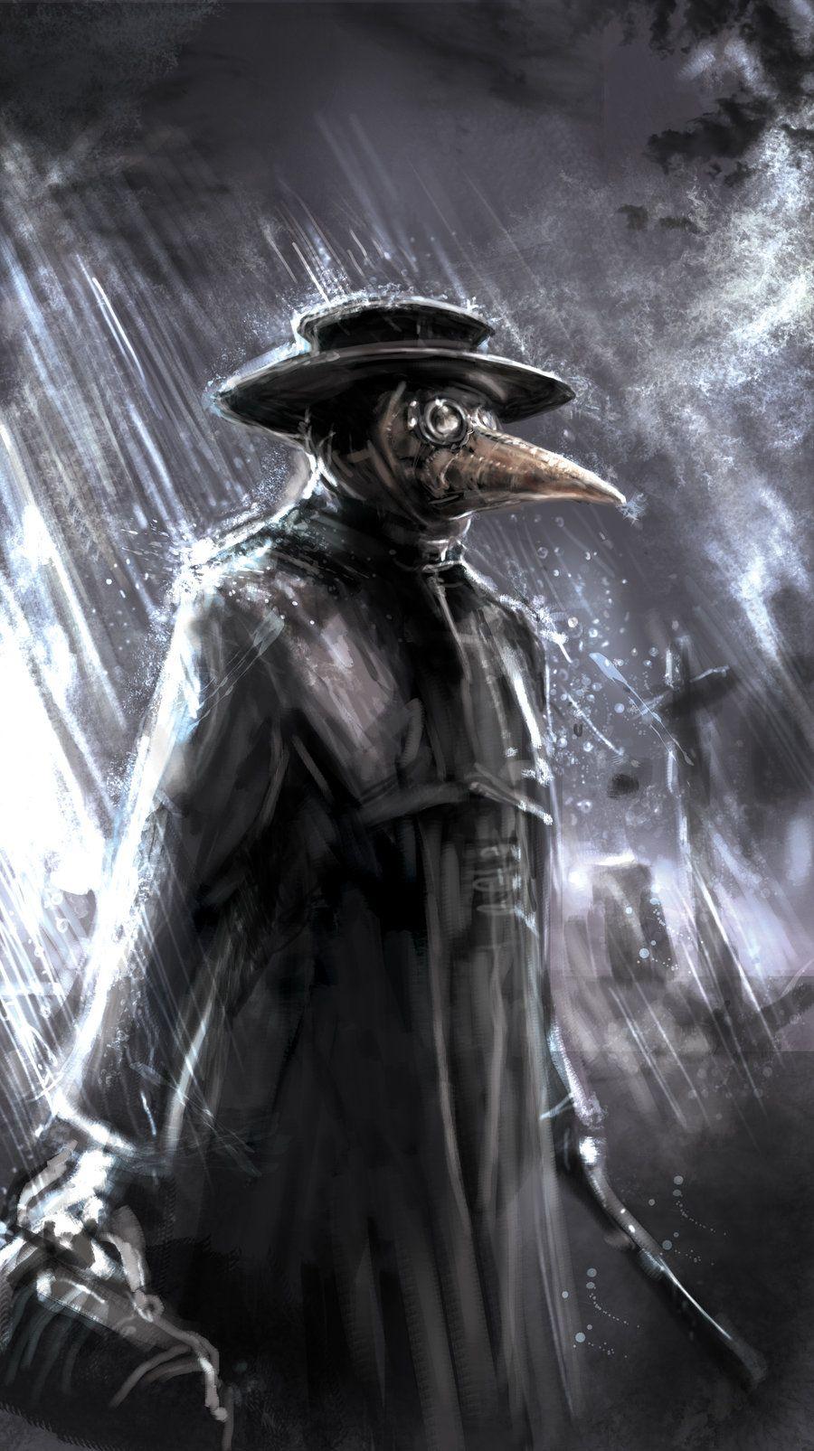 900x1605 Plague Doctor Wallpaper