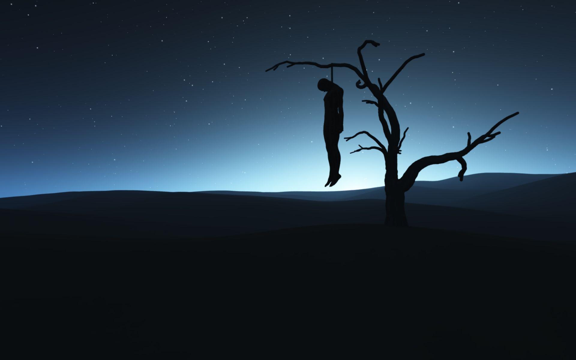 1920x1200 Black, death, tree
