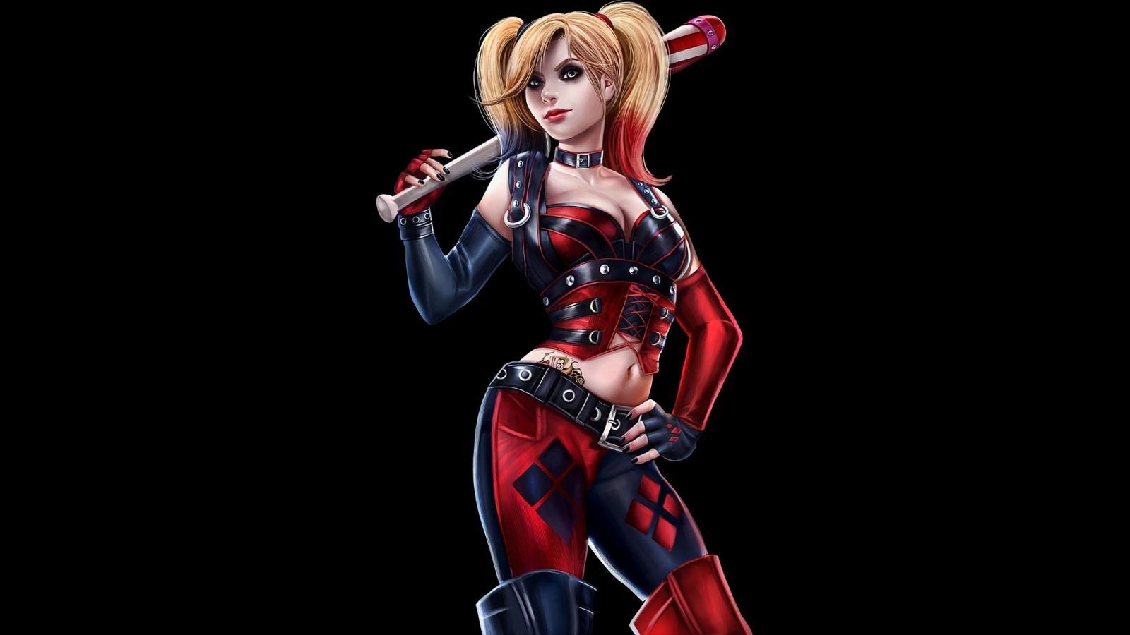 1600x900 Harley Quinn wallpaper HD for desktop background