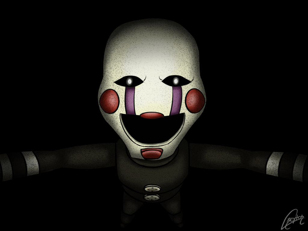 1024x768 FNAF Puppet Wallpaper
