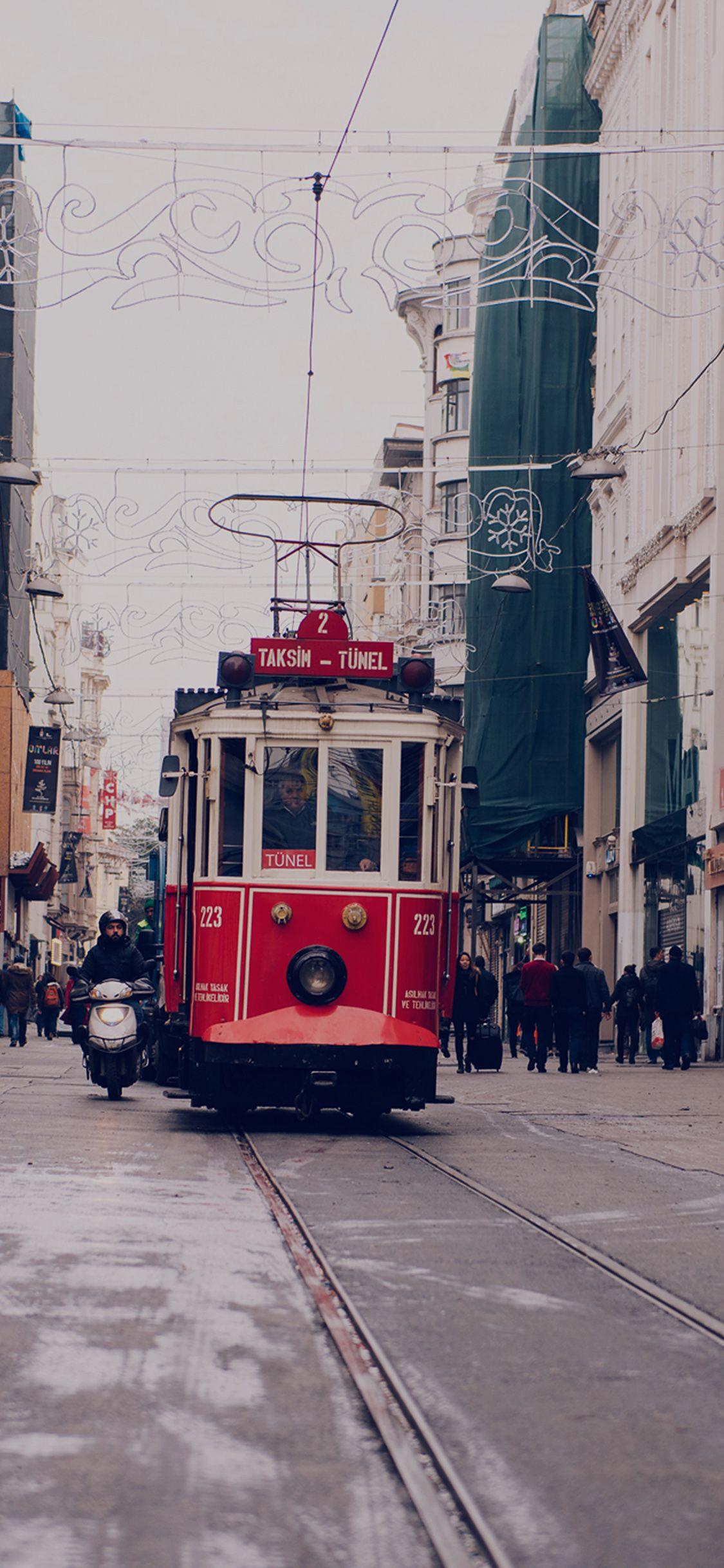 1125x2436 iPhone X wallpaper. public transit