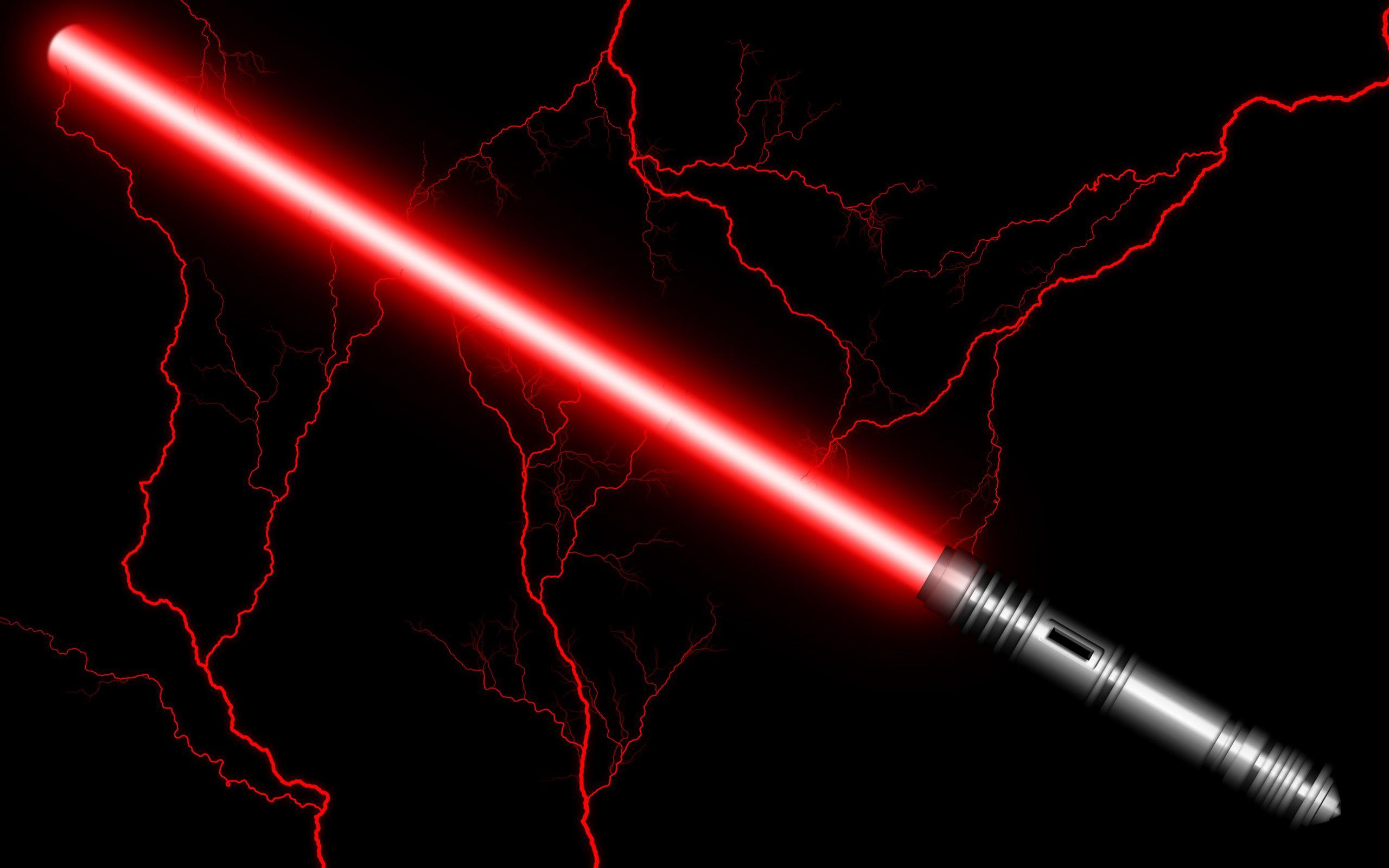 2560x1600 Tải xuống miễn phí Hình nền màu đỏ và đen của lightsaber [2560x1600)
