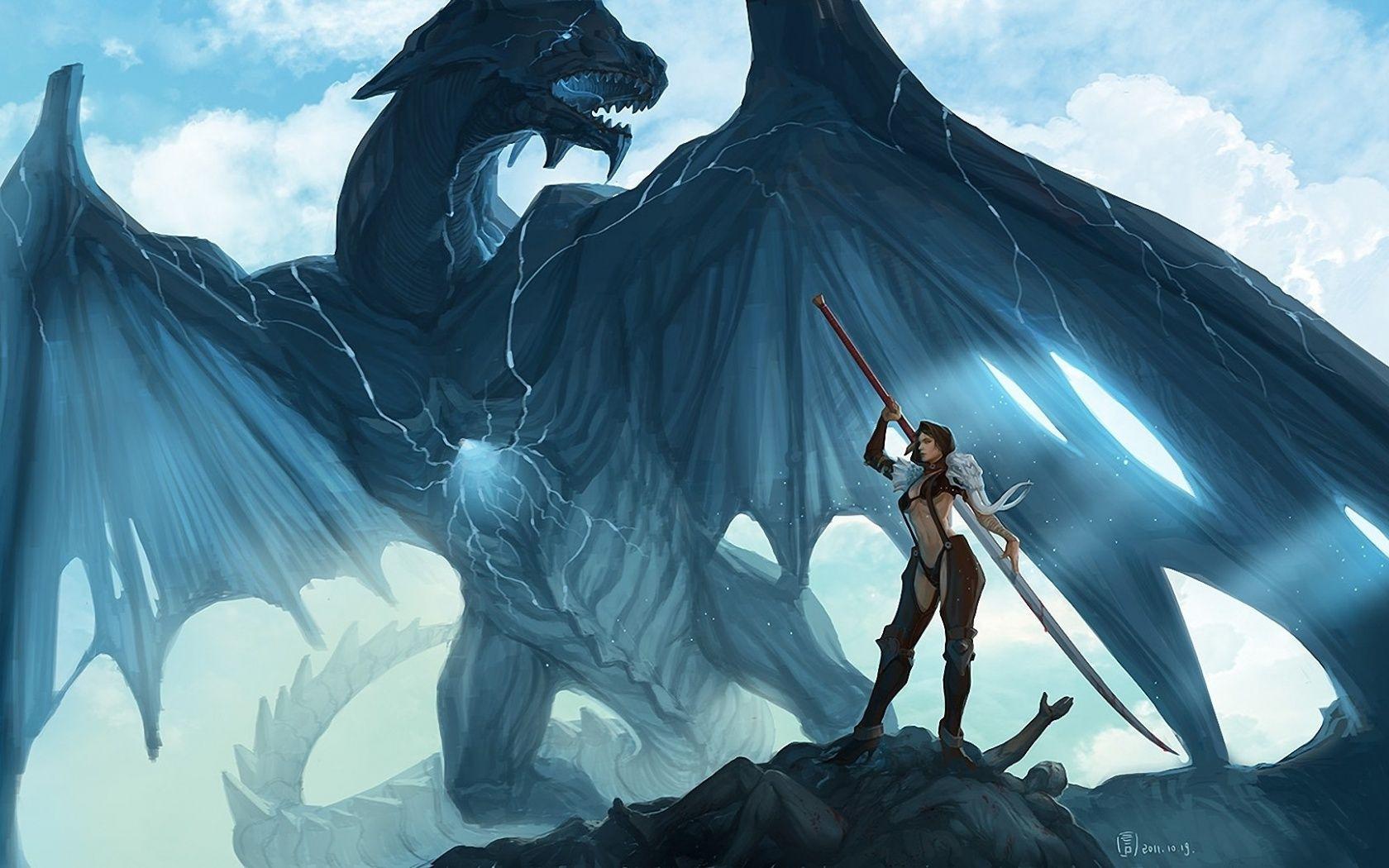 1680x1050 Fantasy Dragon Wallpaper.Fantasy Hydra Dragon Wallpaper 2560x1600