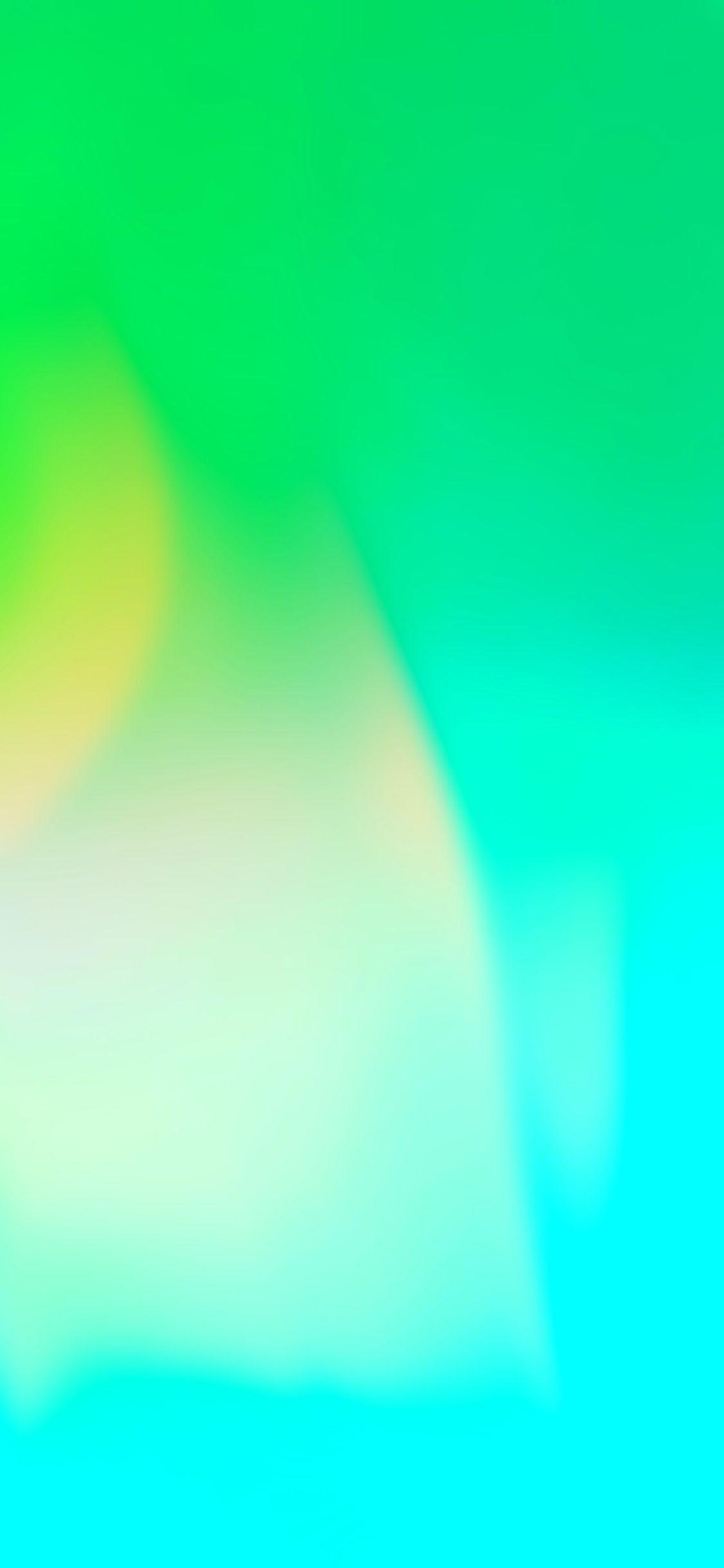 1125x2436 Aqua Green Wallpaper