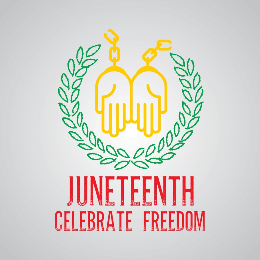 Juneteenth Freedom Day Wallpaper Minimalist Colorful Stock Illustration  2316114541  Shutterstock