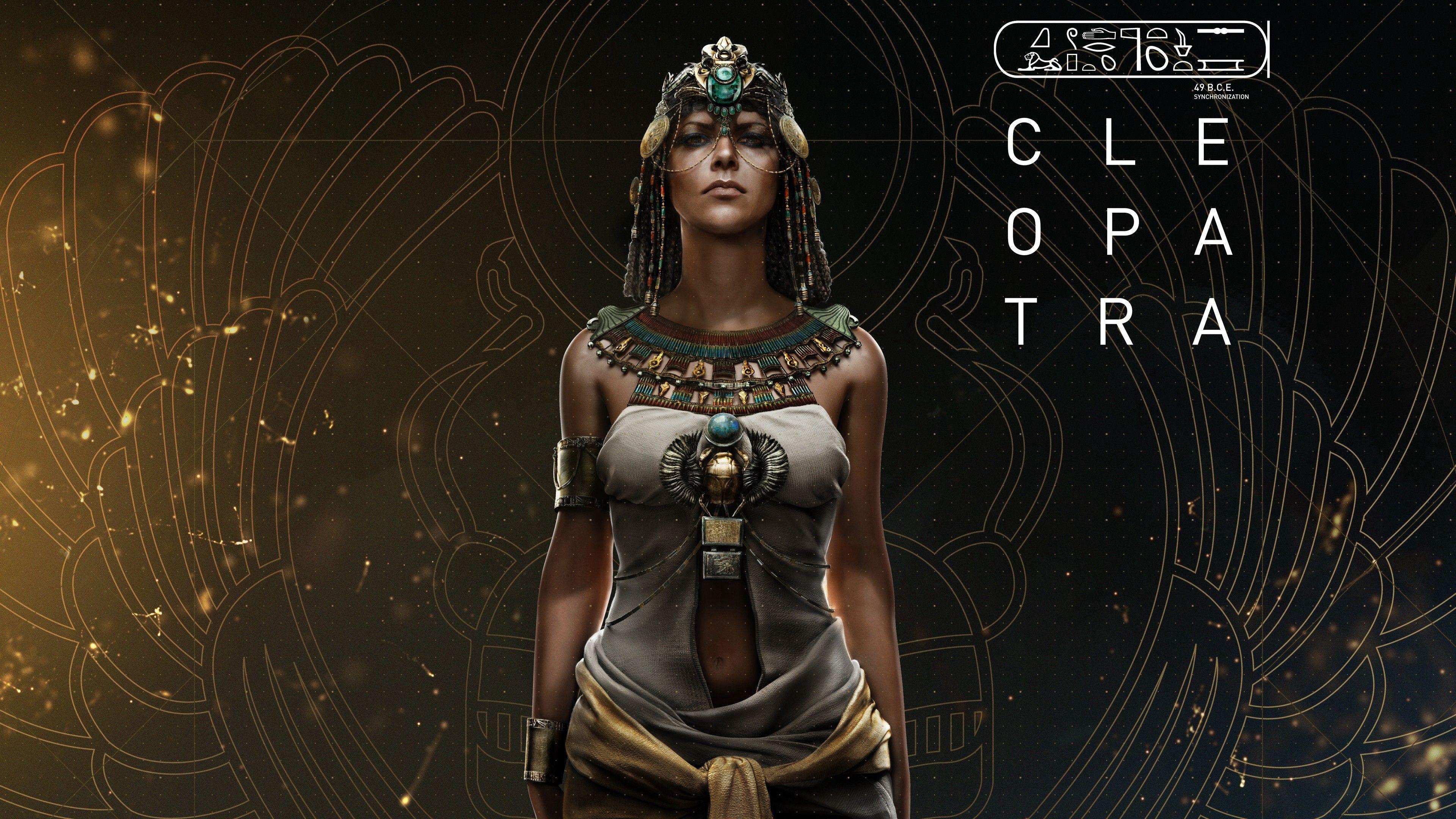 3840x2160 Cleopatra Assassins Creed Origins 4K Wallpaper.