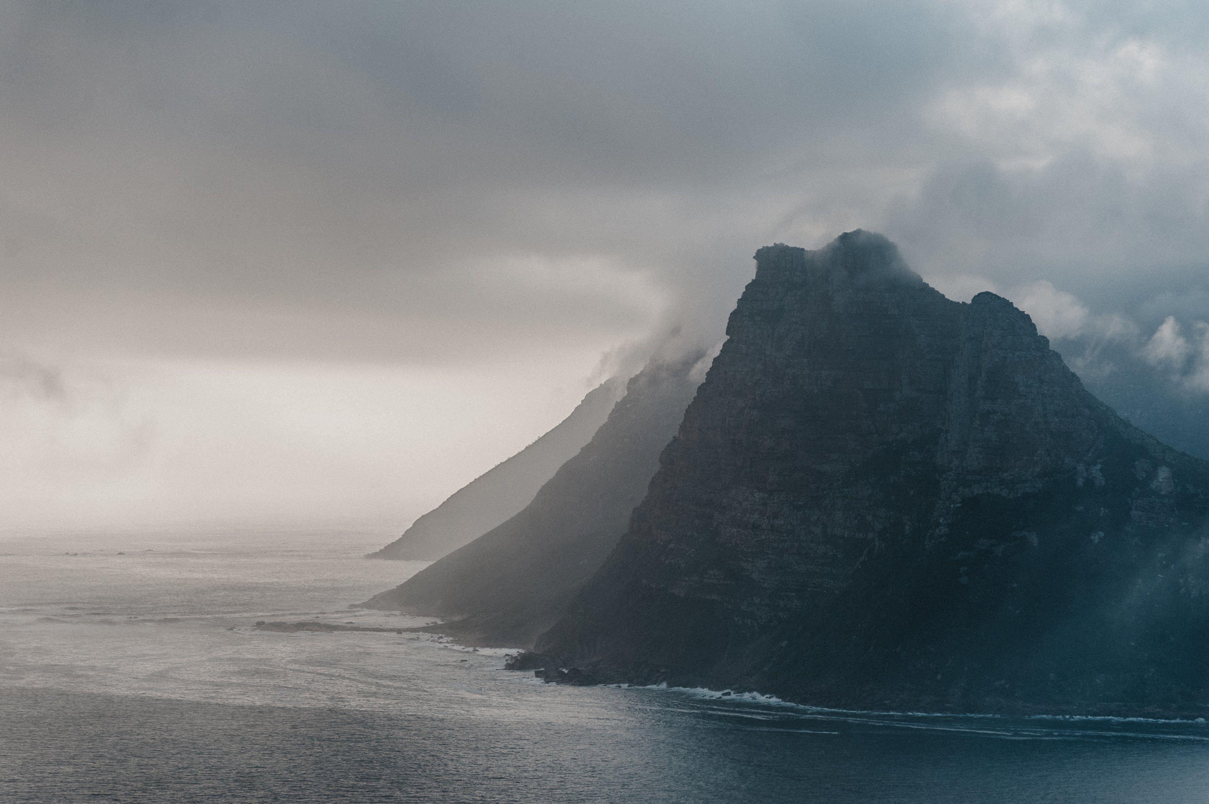3840x2555 misty mountain sea 4k wallpaper and background
