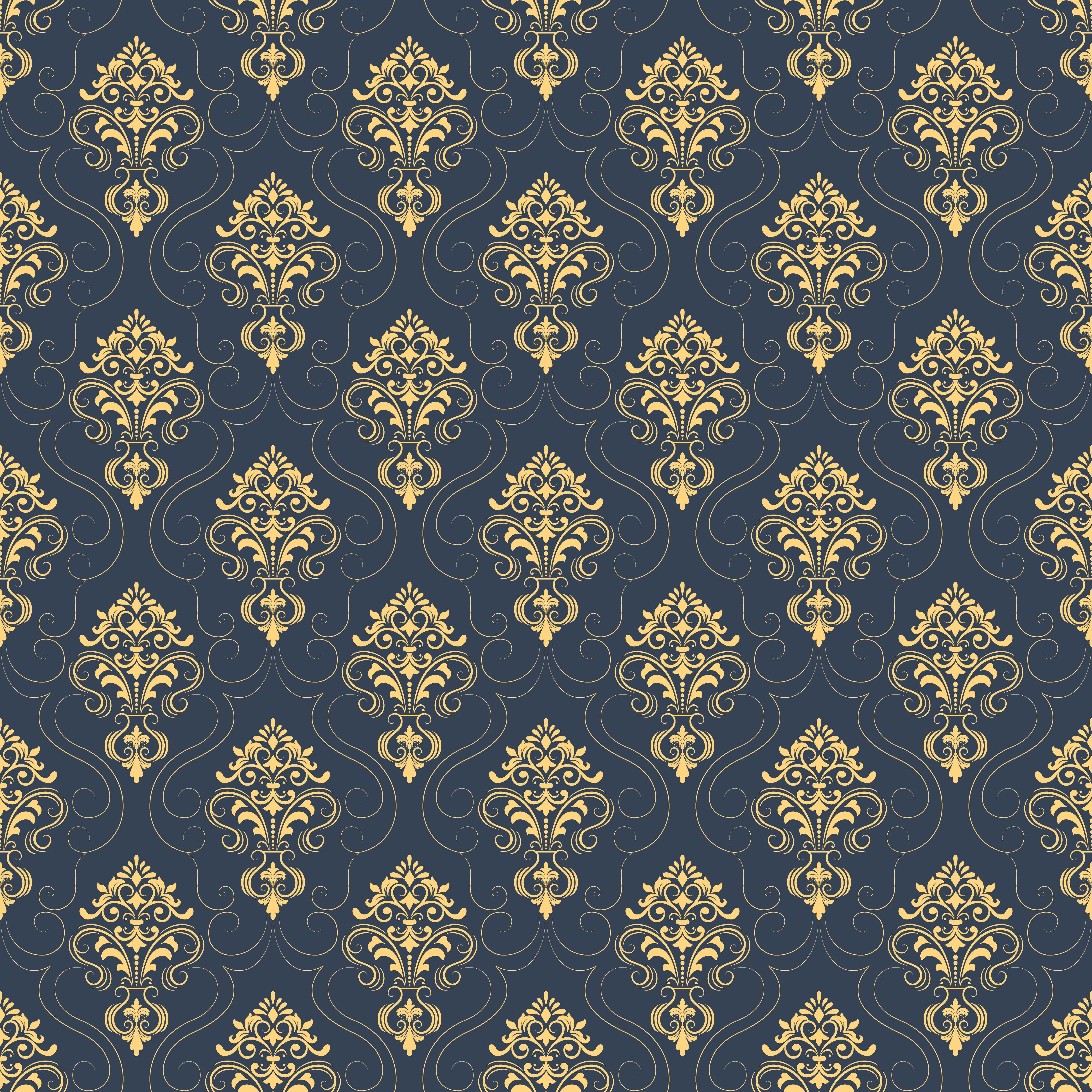 5000x5000 blue and brown floral wallpaper #vector #texture #wallpaper