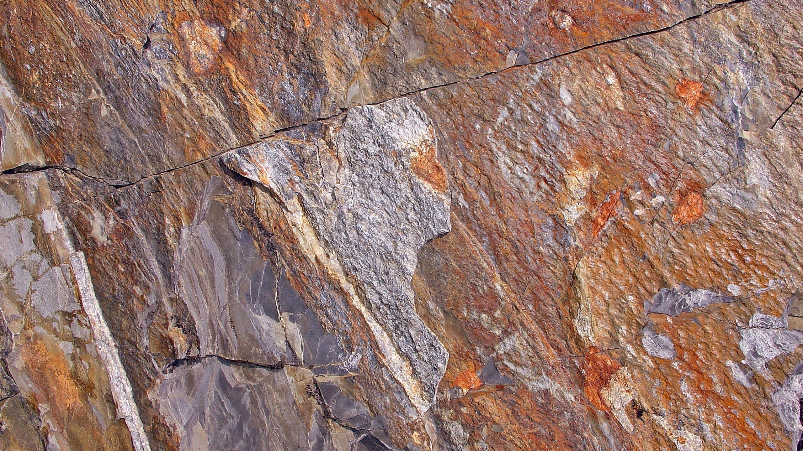 2560x1440 Wallpaper stone, 4k, 5k wallpaper, brown, pattern, cracks