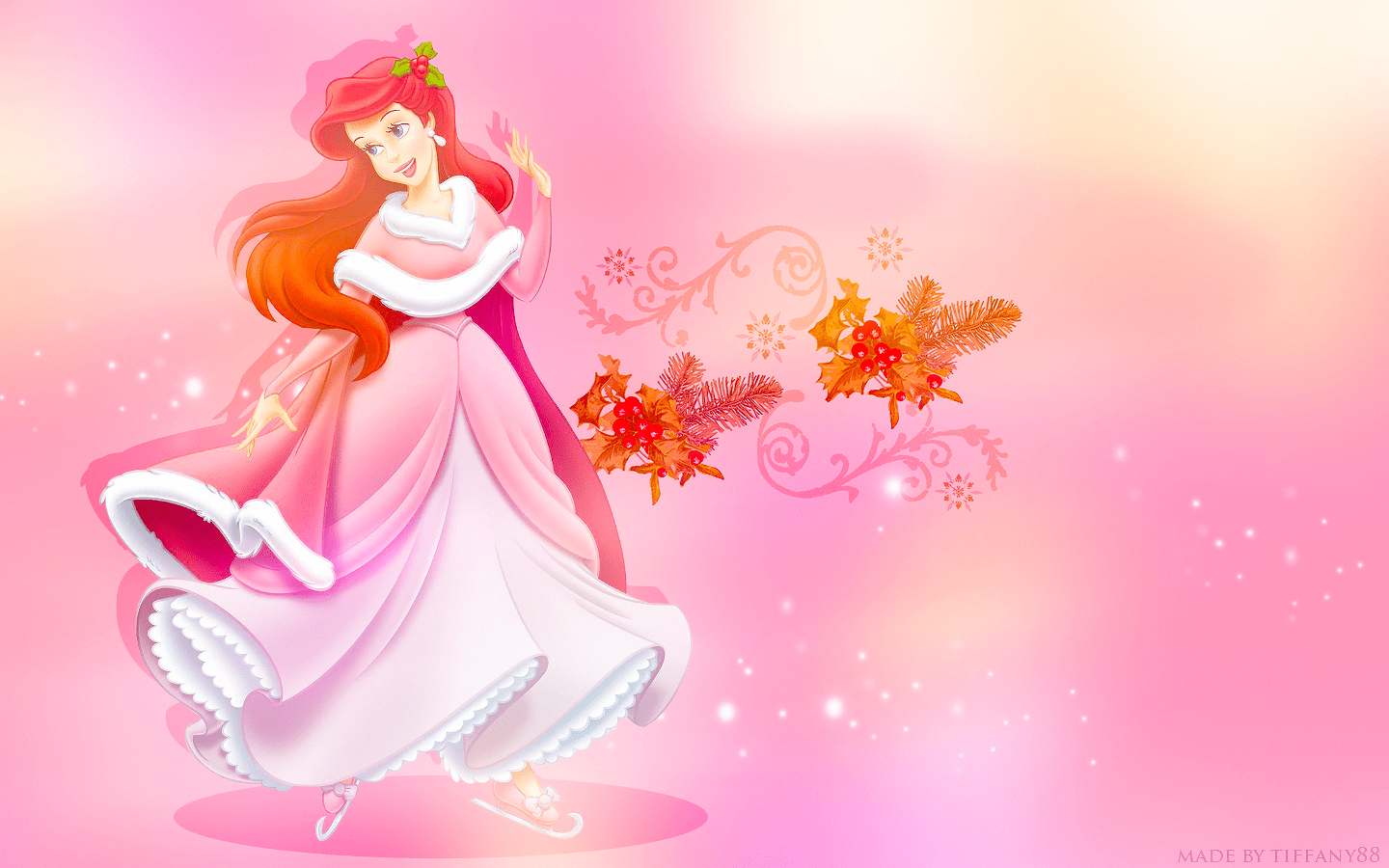 1440x900 Holiday Princess Disney wallpaper 37918622