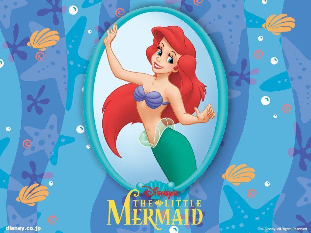 1024x768 Princess Ariel Wallpaper