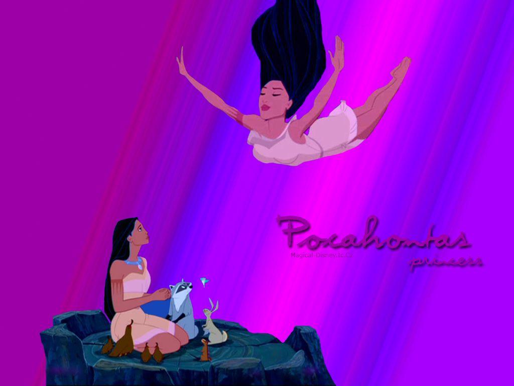 1024x768 Classic Disney Pocahontas Cartoon Full HD Background Image for PC