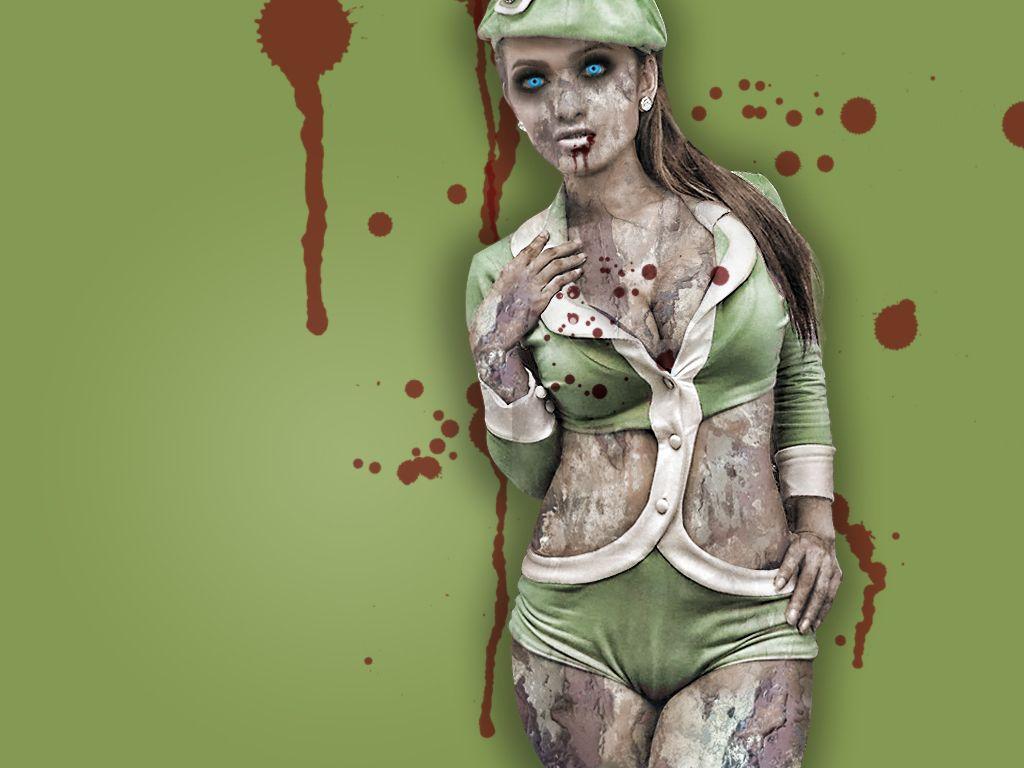 1024x768 Zombie Wallpaper