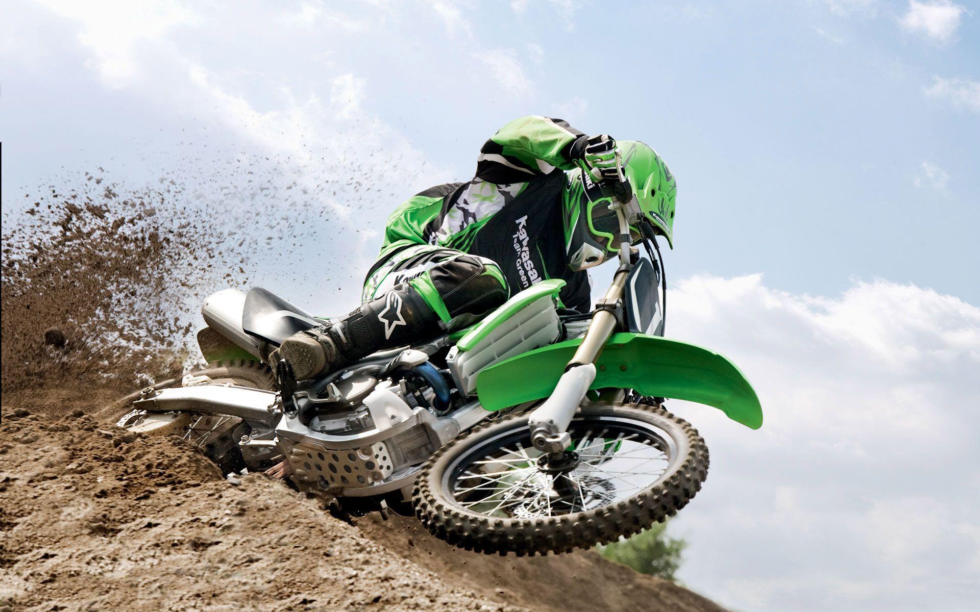 1920x1200 Kawasaki Motocross Wallpaper