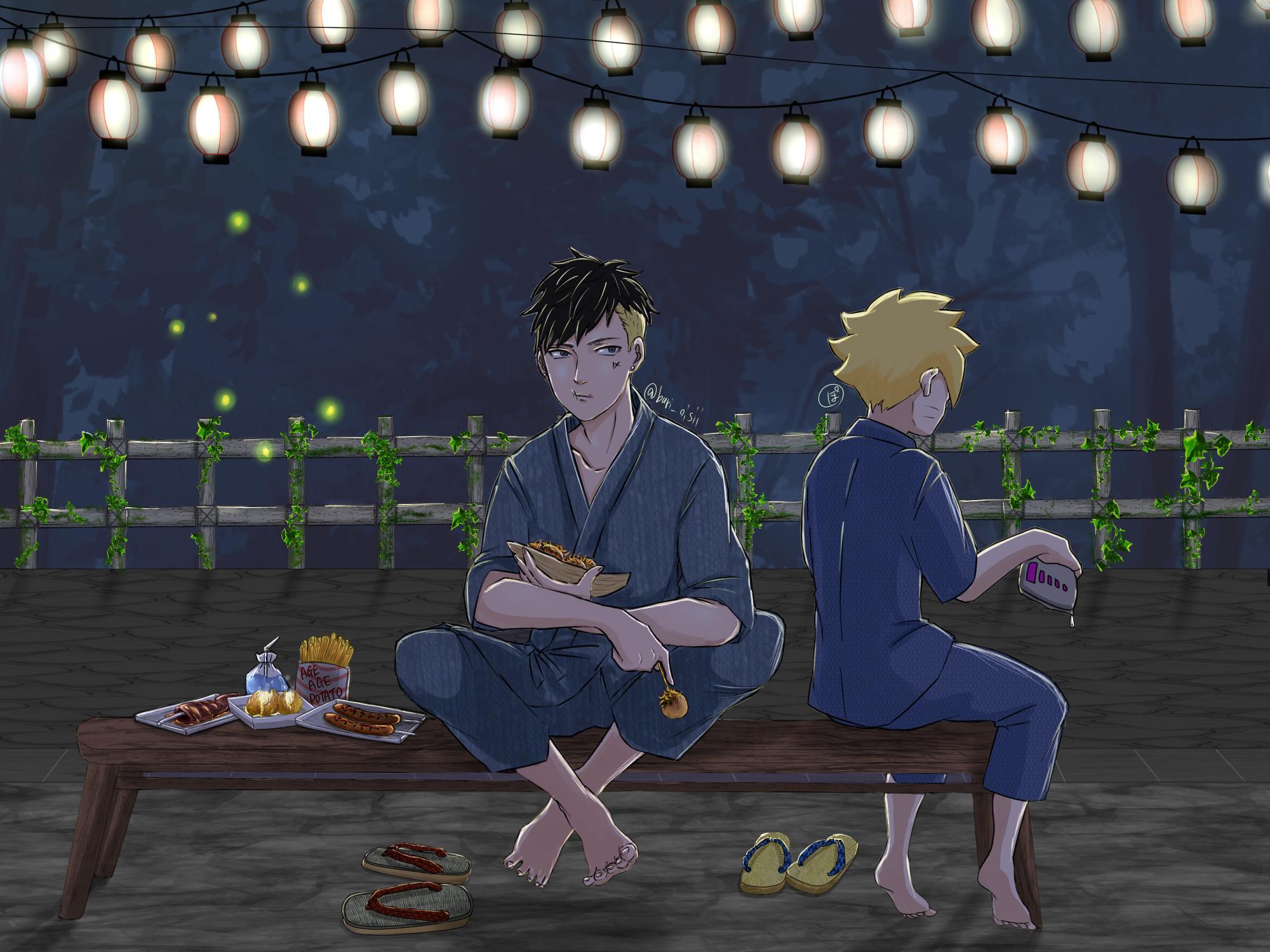 2000x1500 kawaki and boruto club Wallpaper
