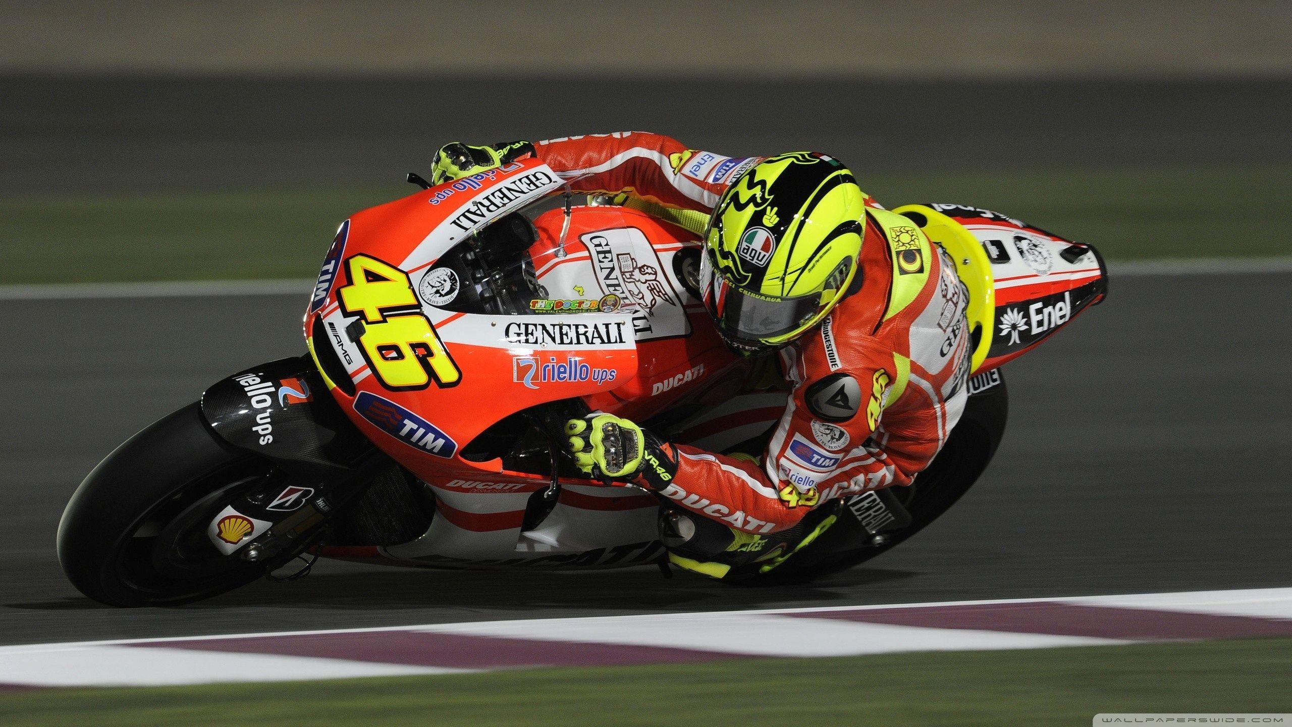 2560x1440 Valentino Rossi Ducati Bike ❤ 4K HD Desktop Wallpaper for 4K Ultra