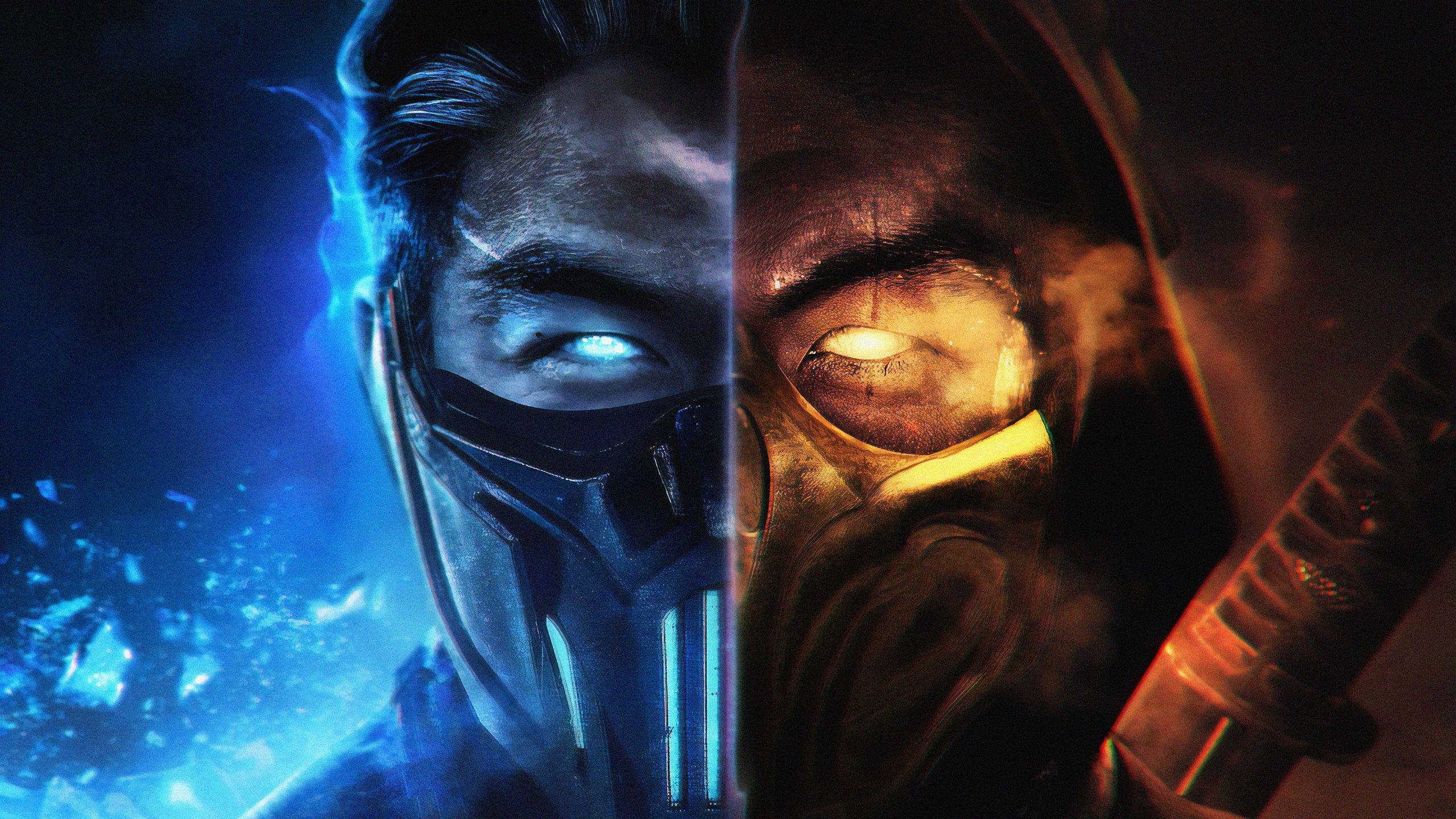 2560x1440 MORTAL KOMBAT SUBZERO AND SCORPION 1440P Resolution HD