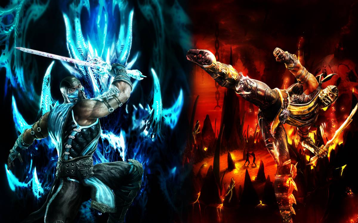 1200x750 Jason Voorhees, Sub Zero, Demon, Illustration, Scorpion