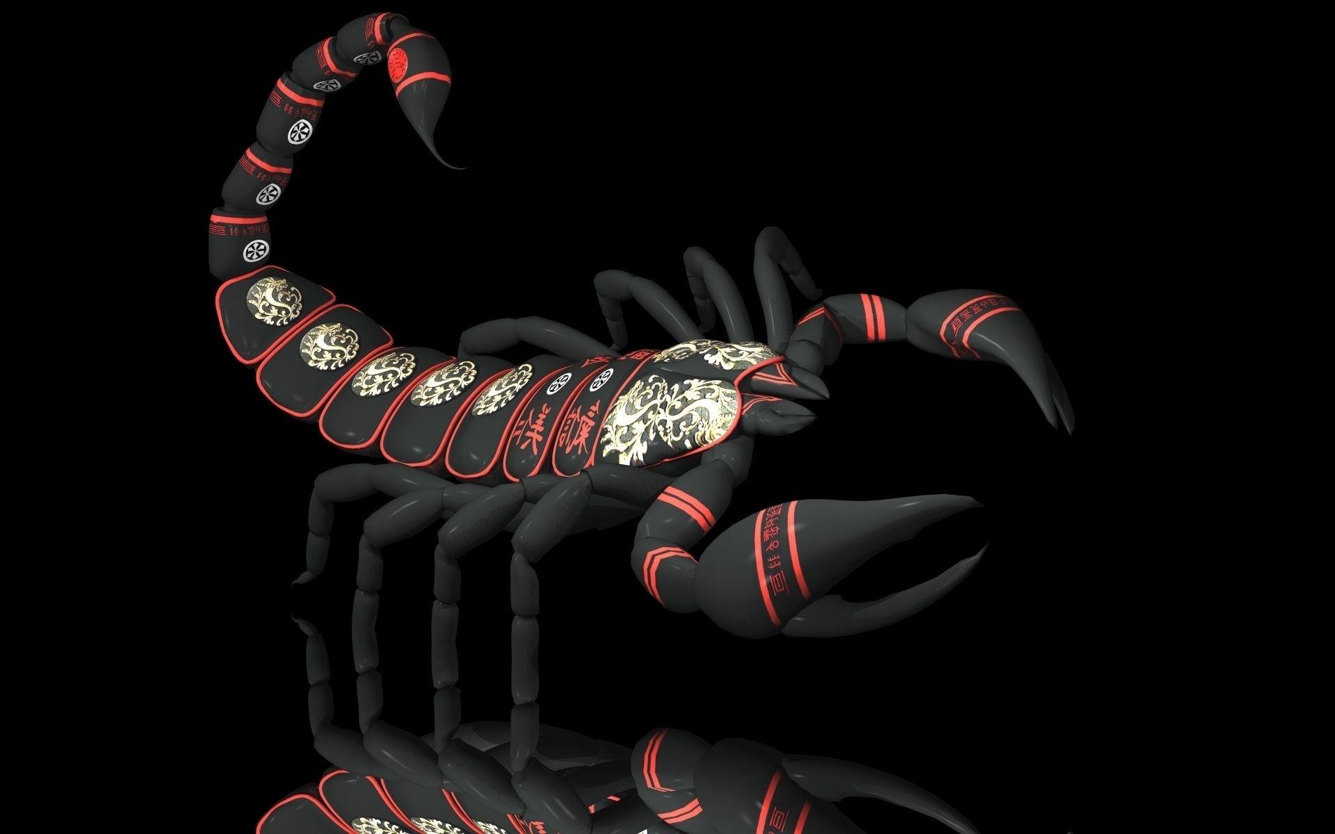 1920x1200 Scorpion characters asian oriental insect fantasy wallpaper