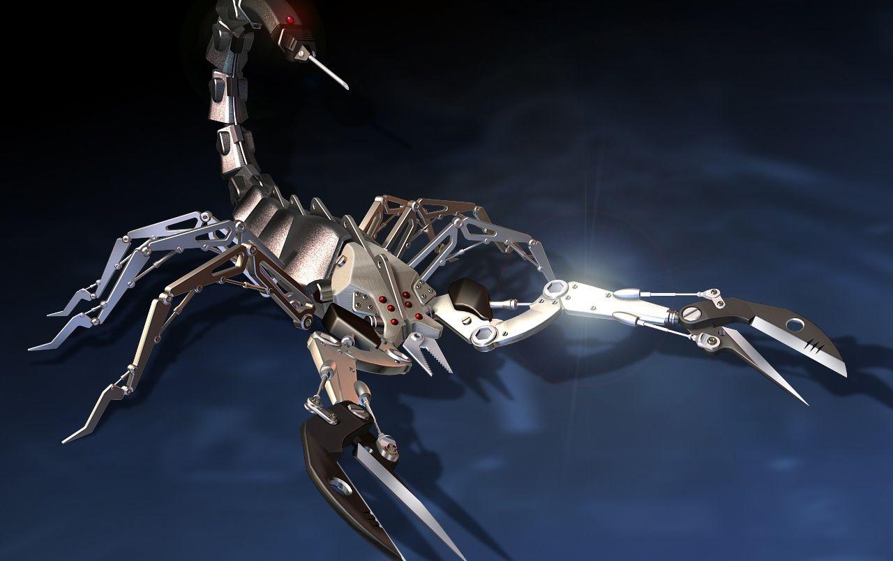 1280x804 Metal scorpion wallpaper. Metal scorpion