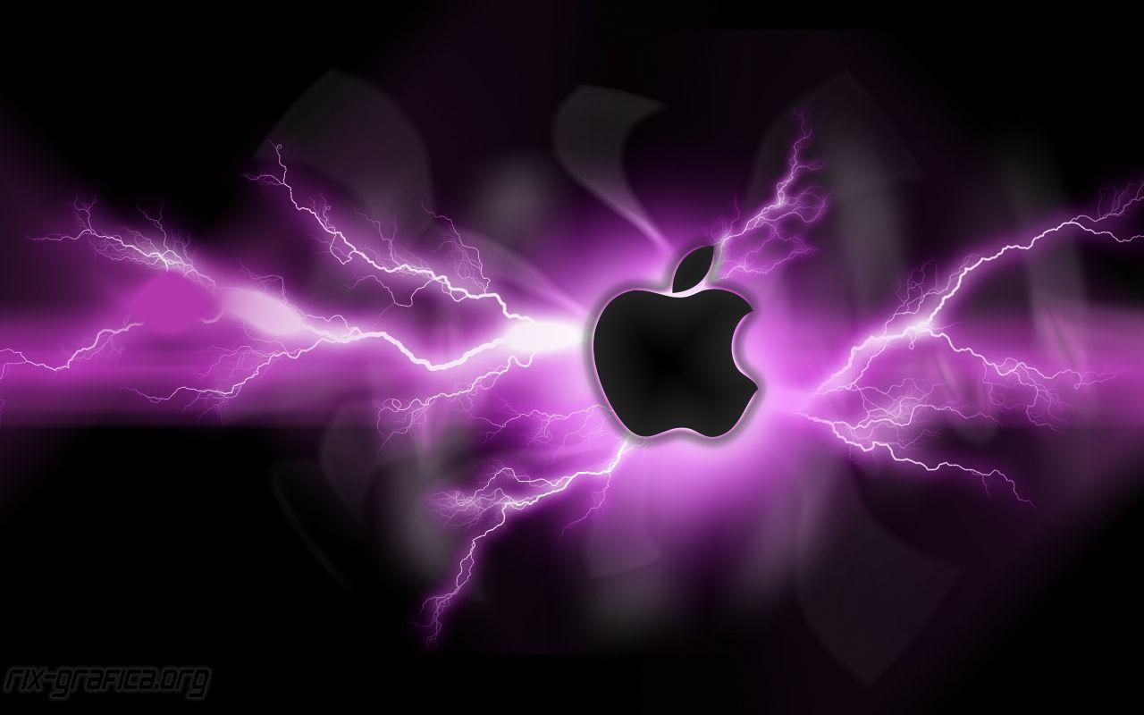 Cool Neon Apple Wallpapers Top Free Cool Neon Apple Backgrounds