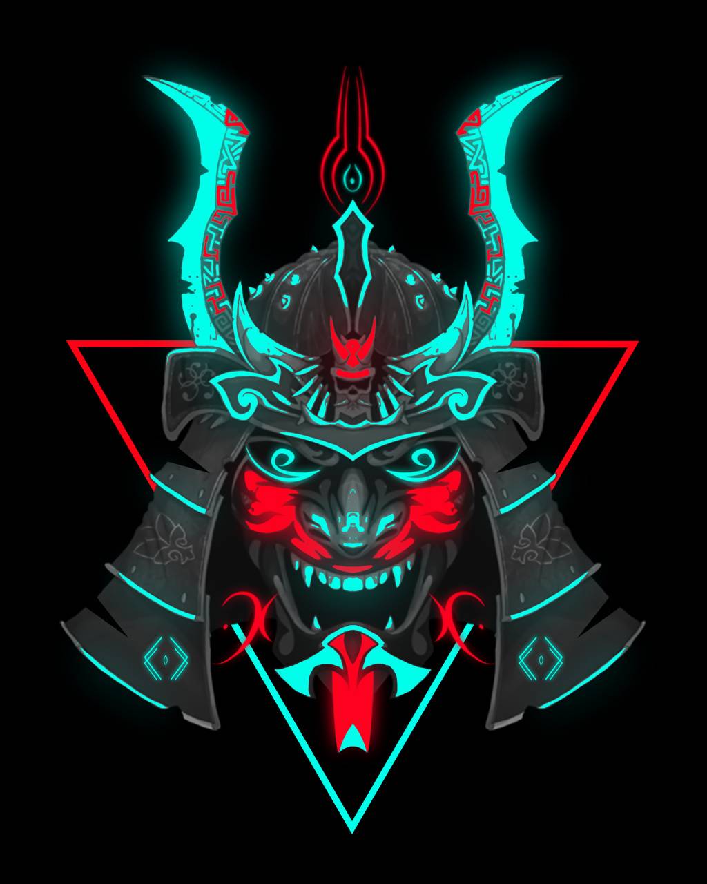 1024x1280 Oni Mask 2 wallpaper
