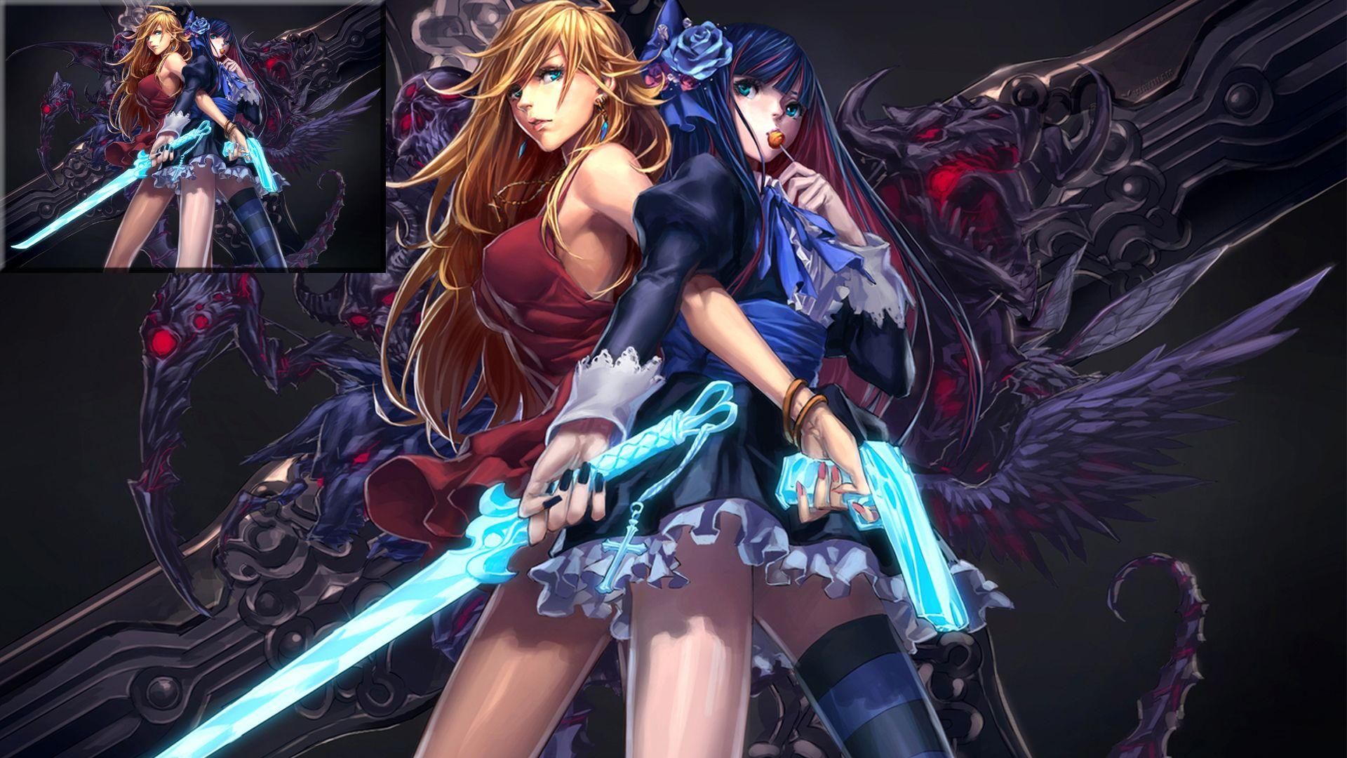 1920x1080 Ultra HD Neon Anime Wallpaper