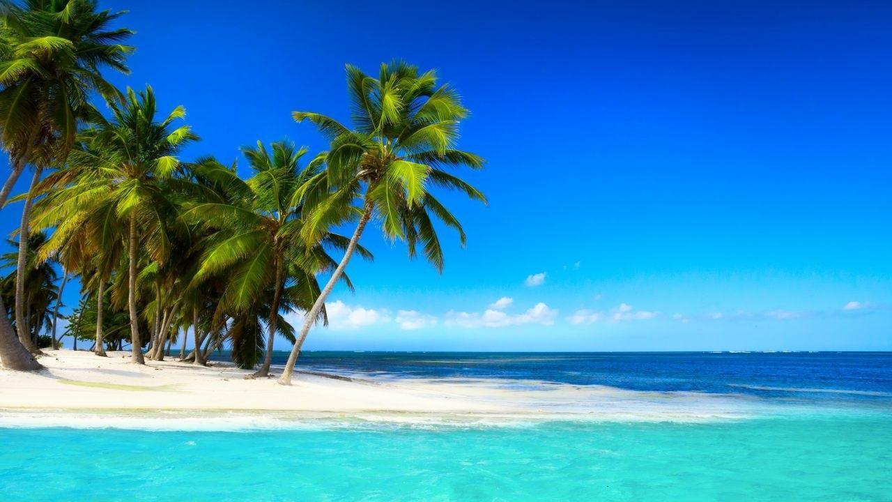 1280x720 Hawaii Tropical Beach Wallpaper for Android