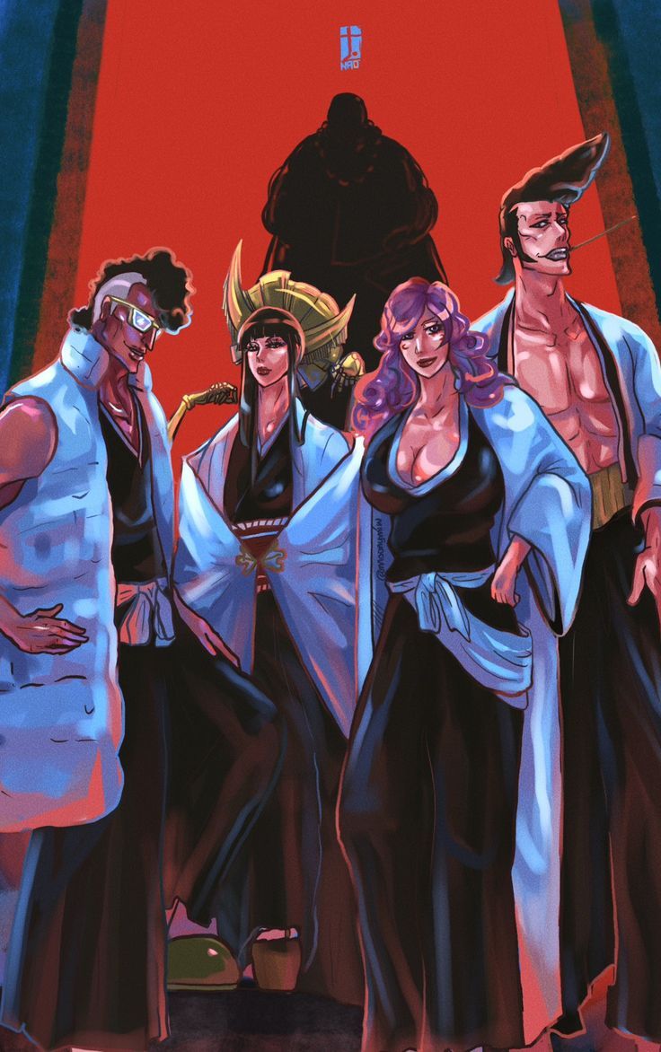 736x1172 Bleach captains wallpaper. Bleach squad zero, Home x, Anime rpg