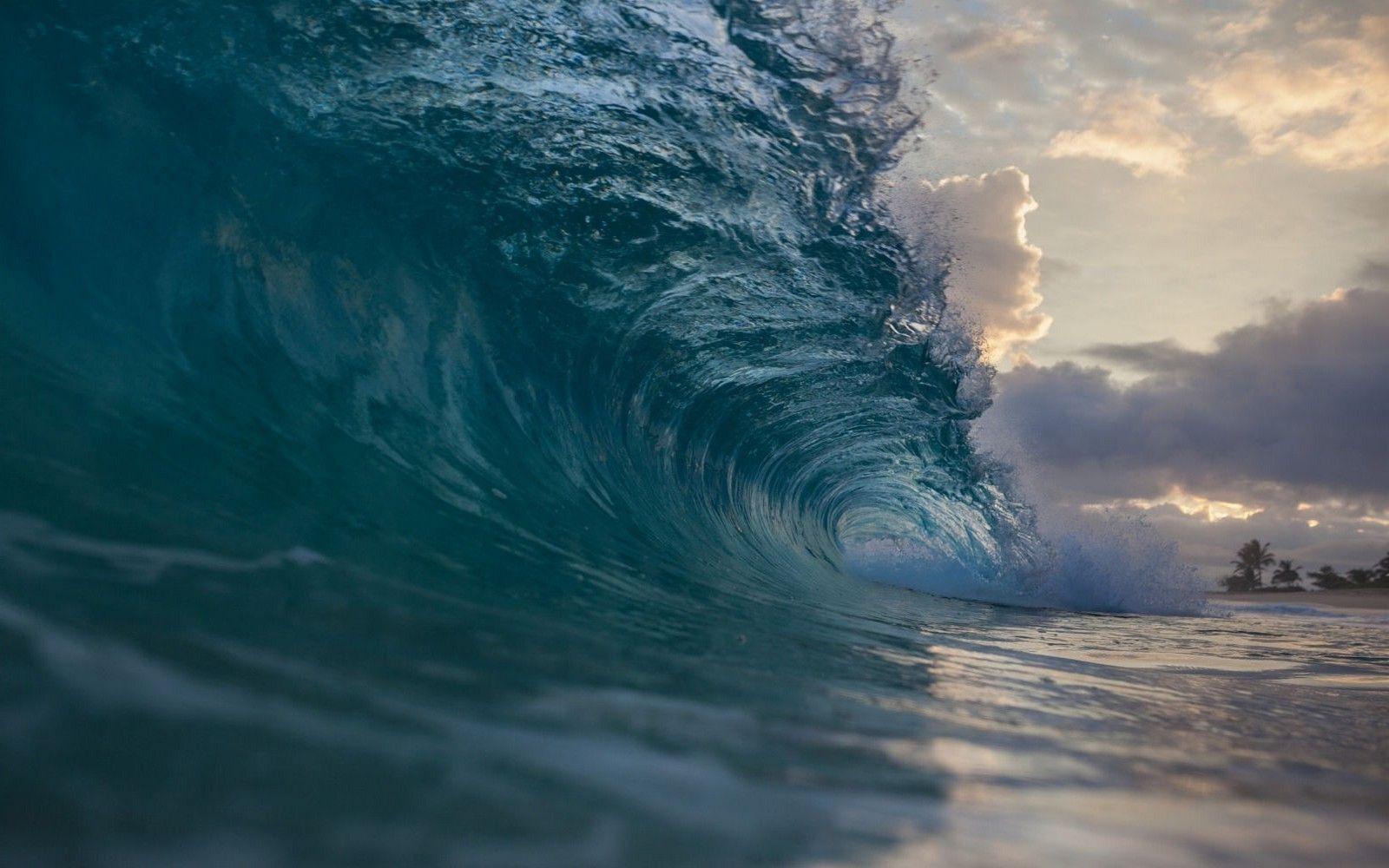 1600x1000 nature, Landscape, Photography, Waves, Sunrise, Tunnel, Beach