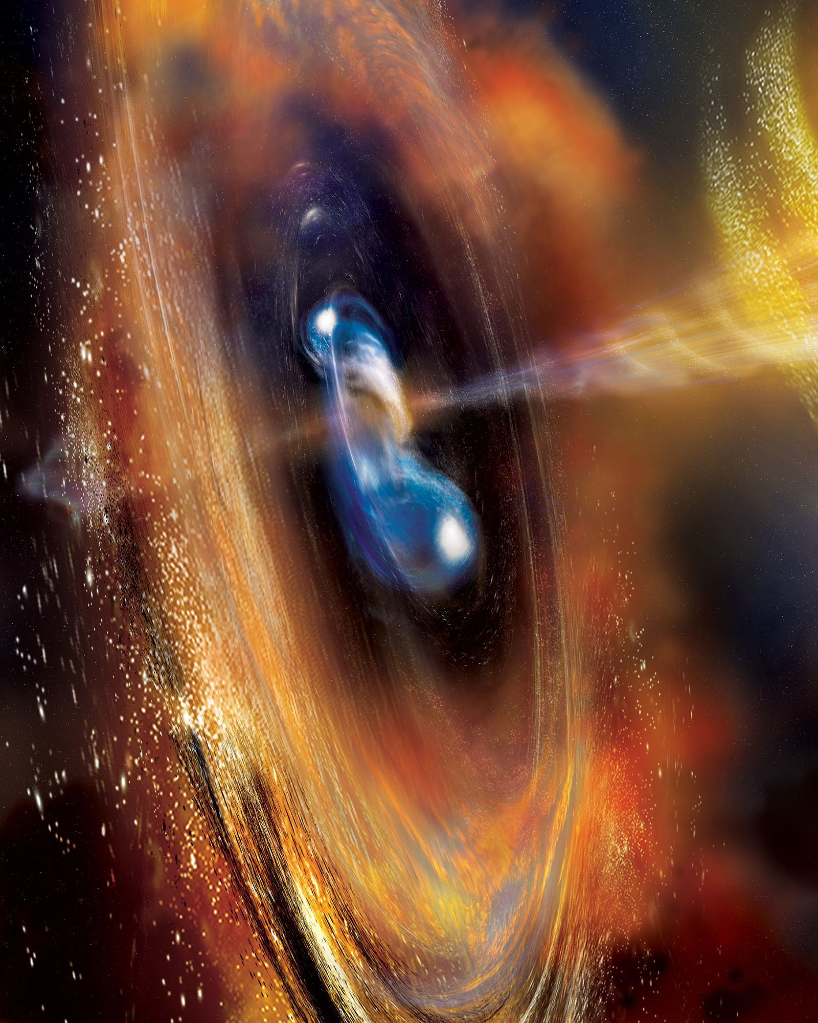 1600x2000 Rare cosmic collision acted like one of the 'factories of gold in the universe'