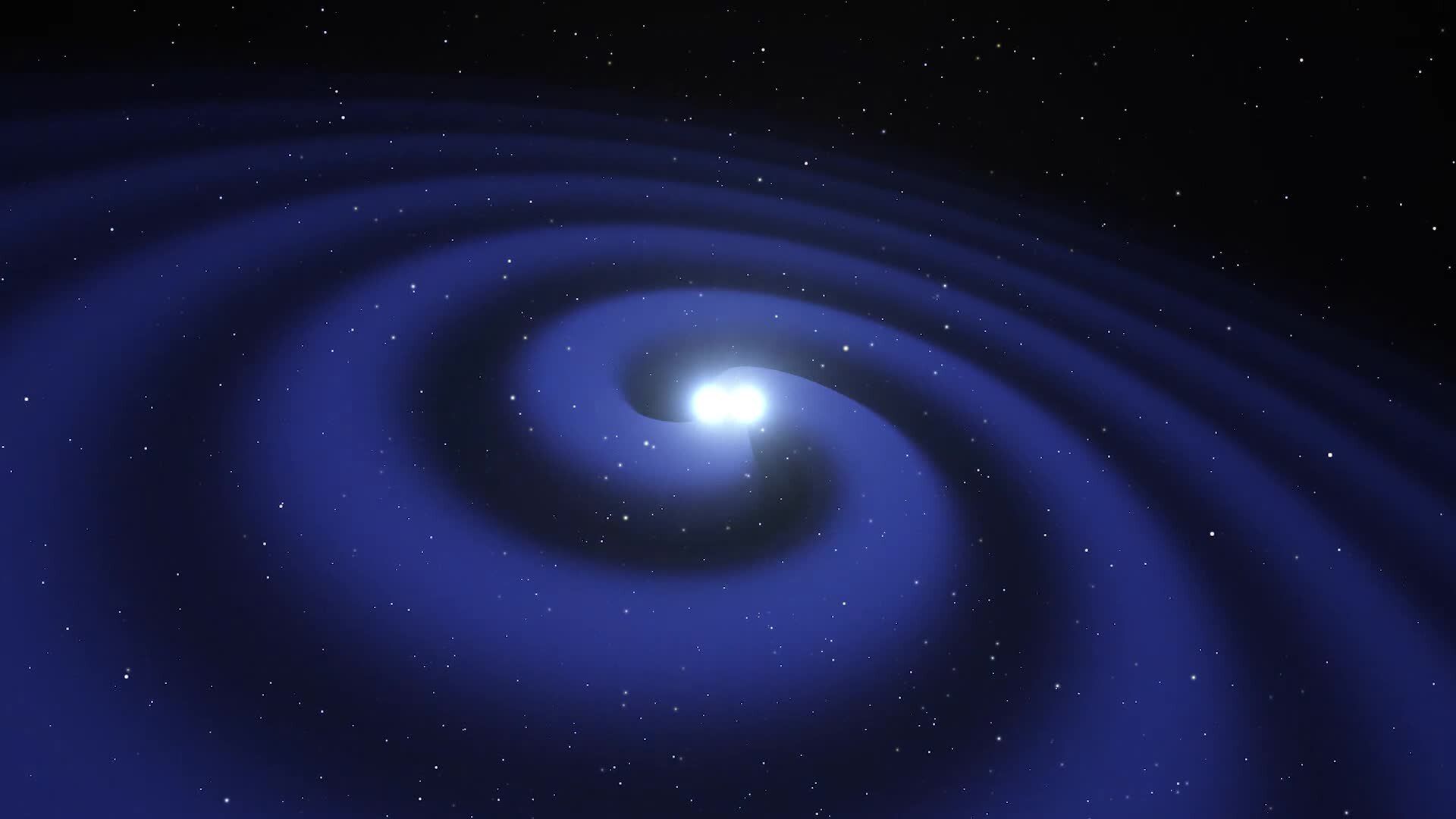 1920x1080 Neutron star merger animation ending with kilonova explosion.webm