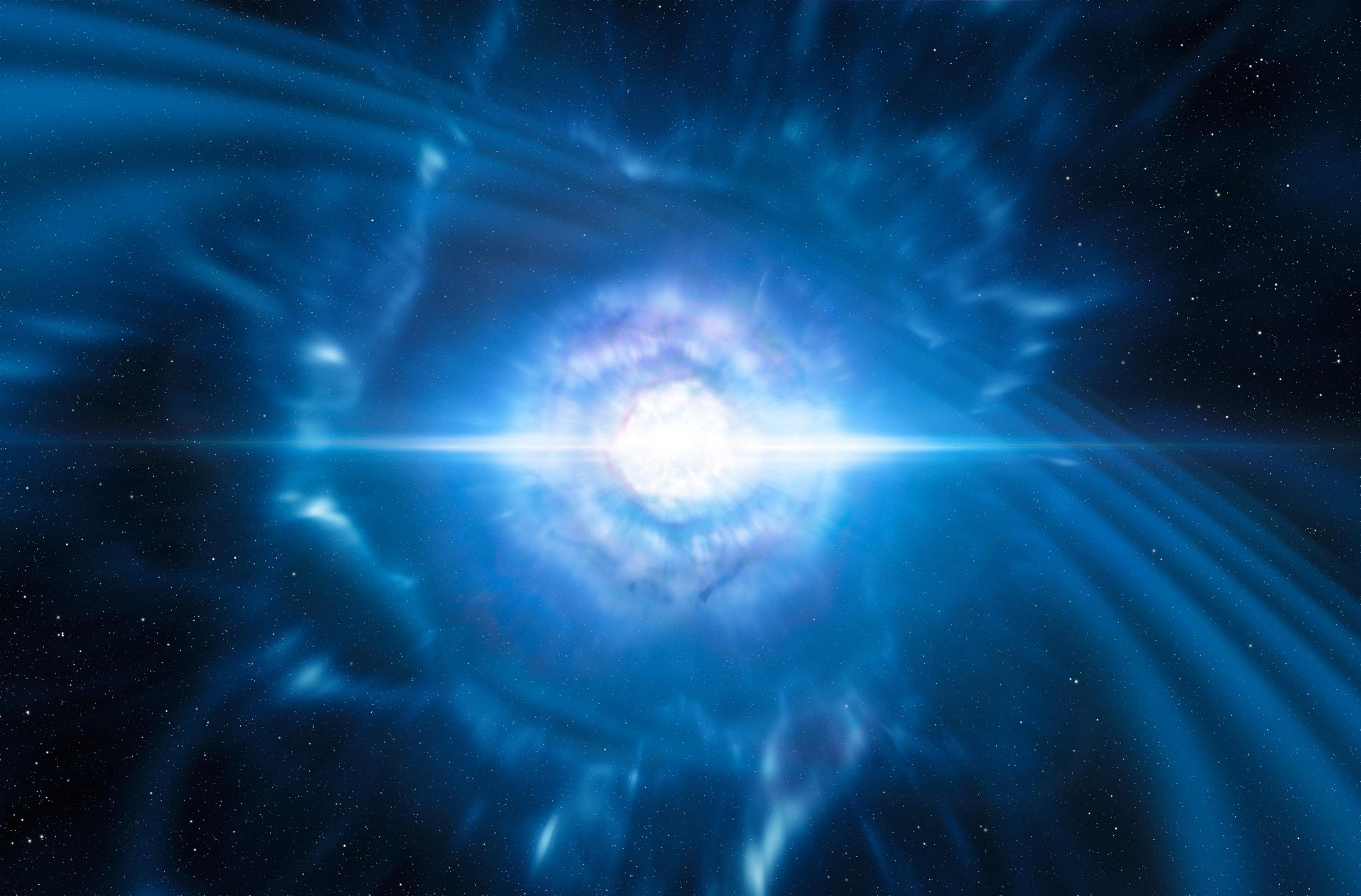 2560x1686 Hubble Observes a Kilonova from Merging Neutron Stars