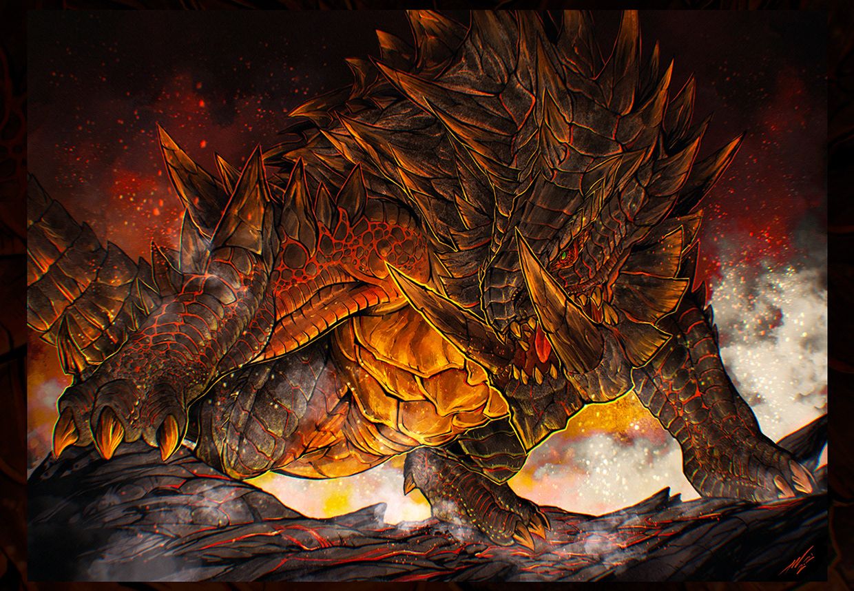 1240x858 Monster Hunter: Elder Dragons - Behance