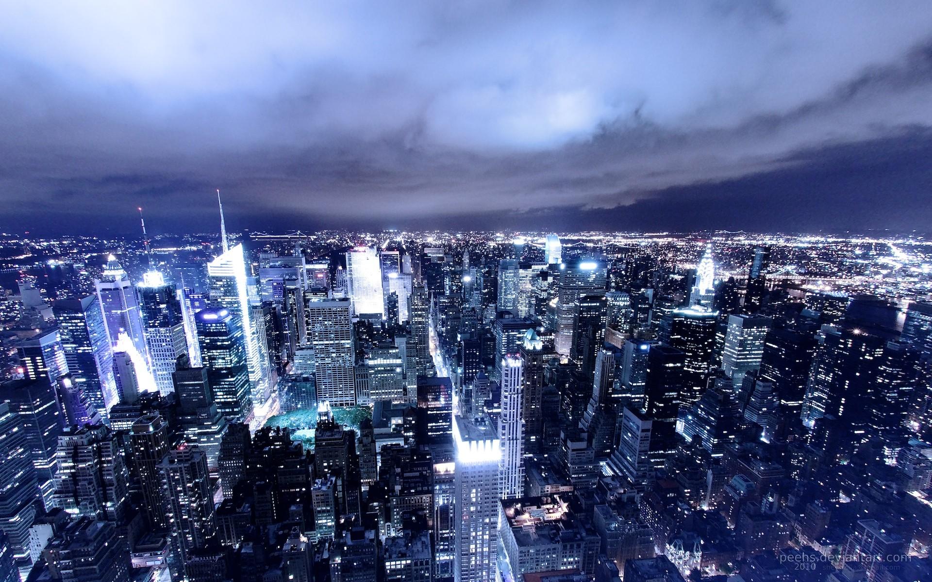 1920x1200 HD Skyline Wallpaper