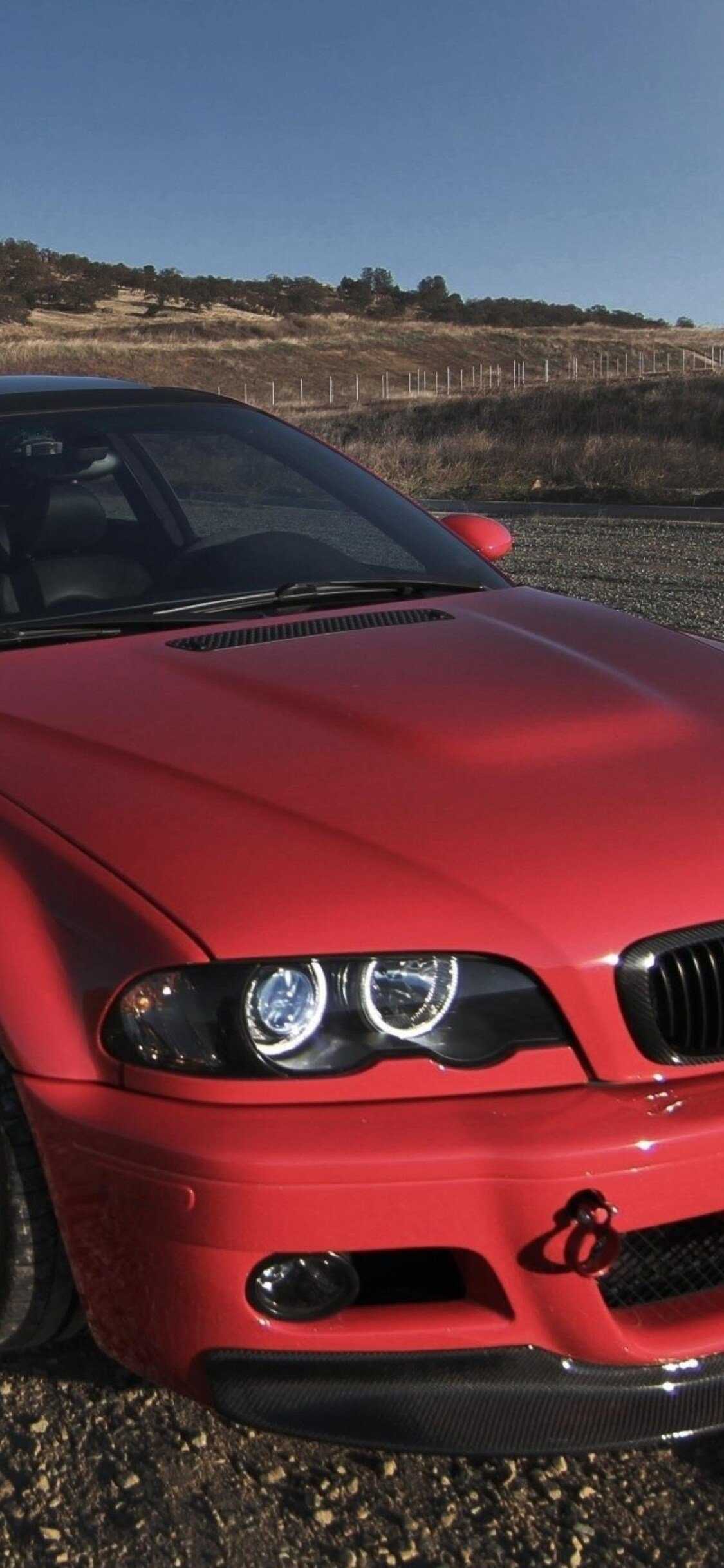 1125x2436 Bmw E46 Red HD Wallpaper (1125x2436)