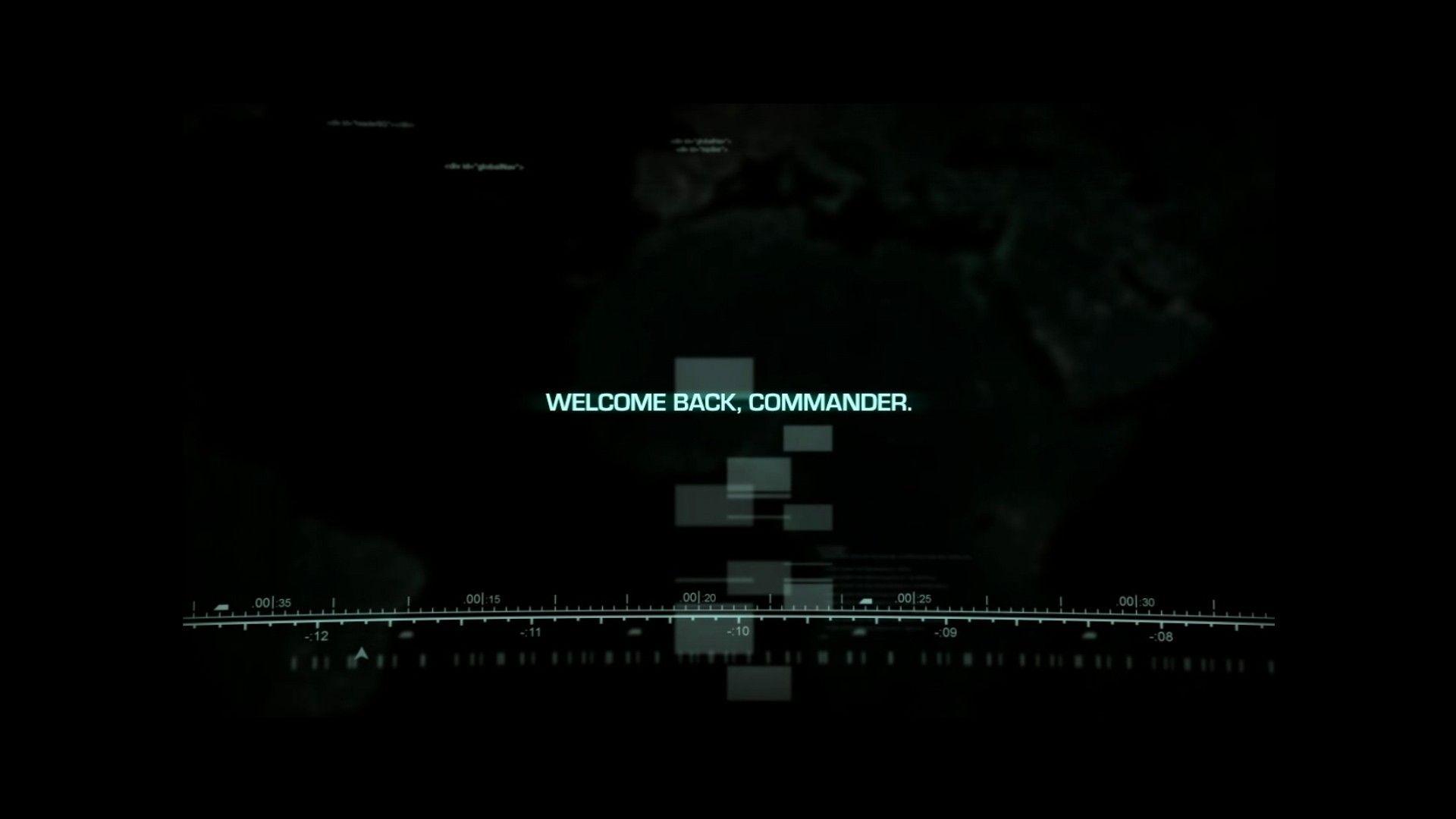 1920x1080 abstract, dark, futuristic, Command And Conquer, vector, techno, typography, digital art, command, welcome back commander, technologic wallpaper