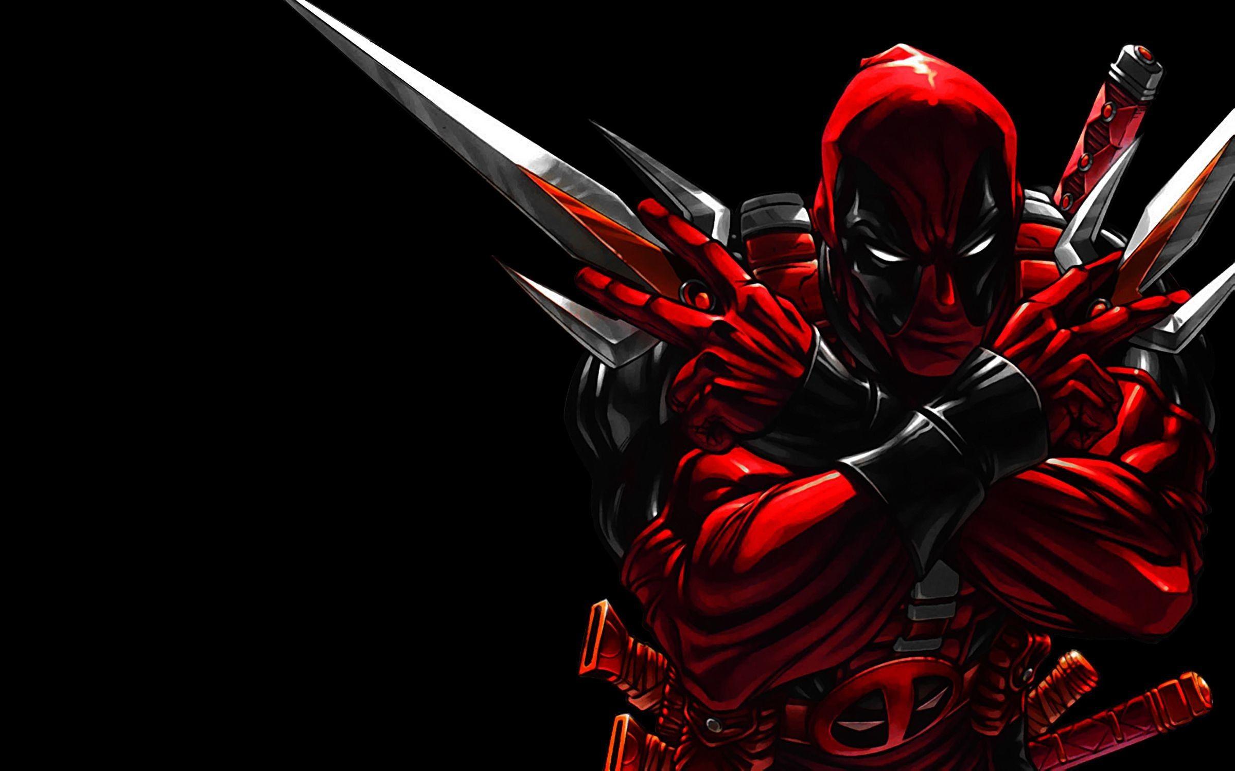 2400x1500 Deadpool Logo Wallpaper