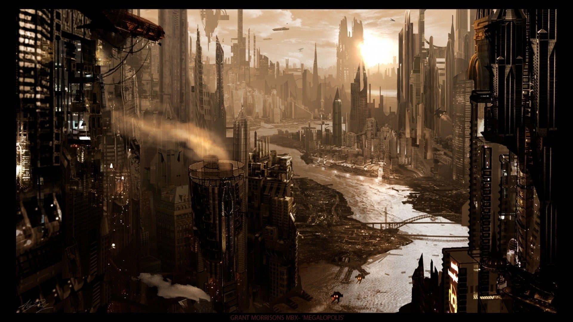 1920x1080 Futuristic City Wallpaper
