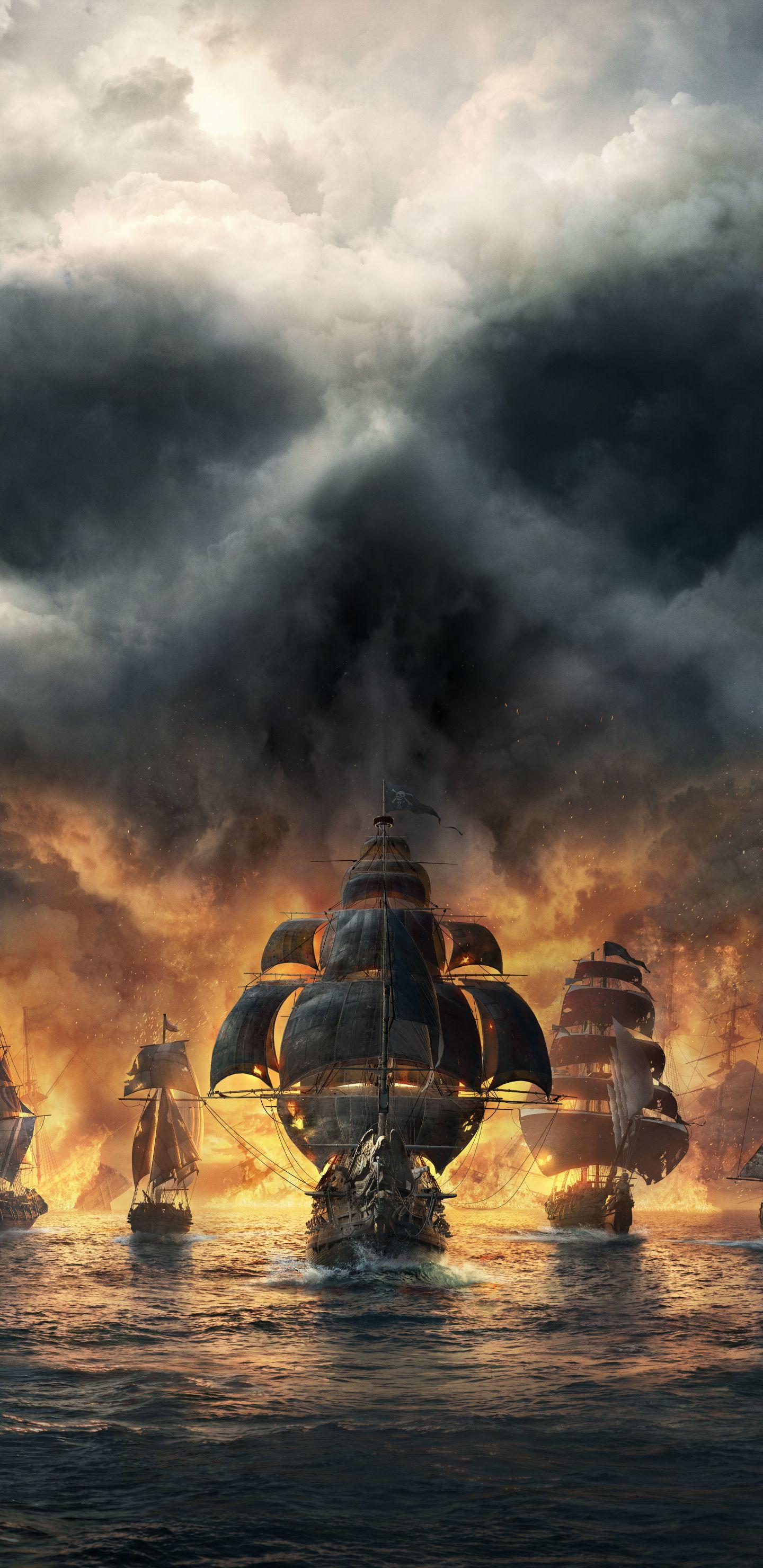 1440x2960 Video Game Skull And Bones (1440x2960) Wallpaper