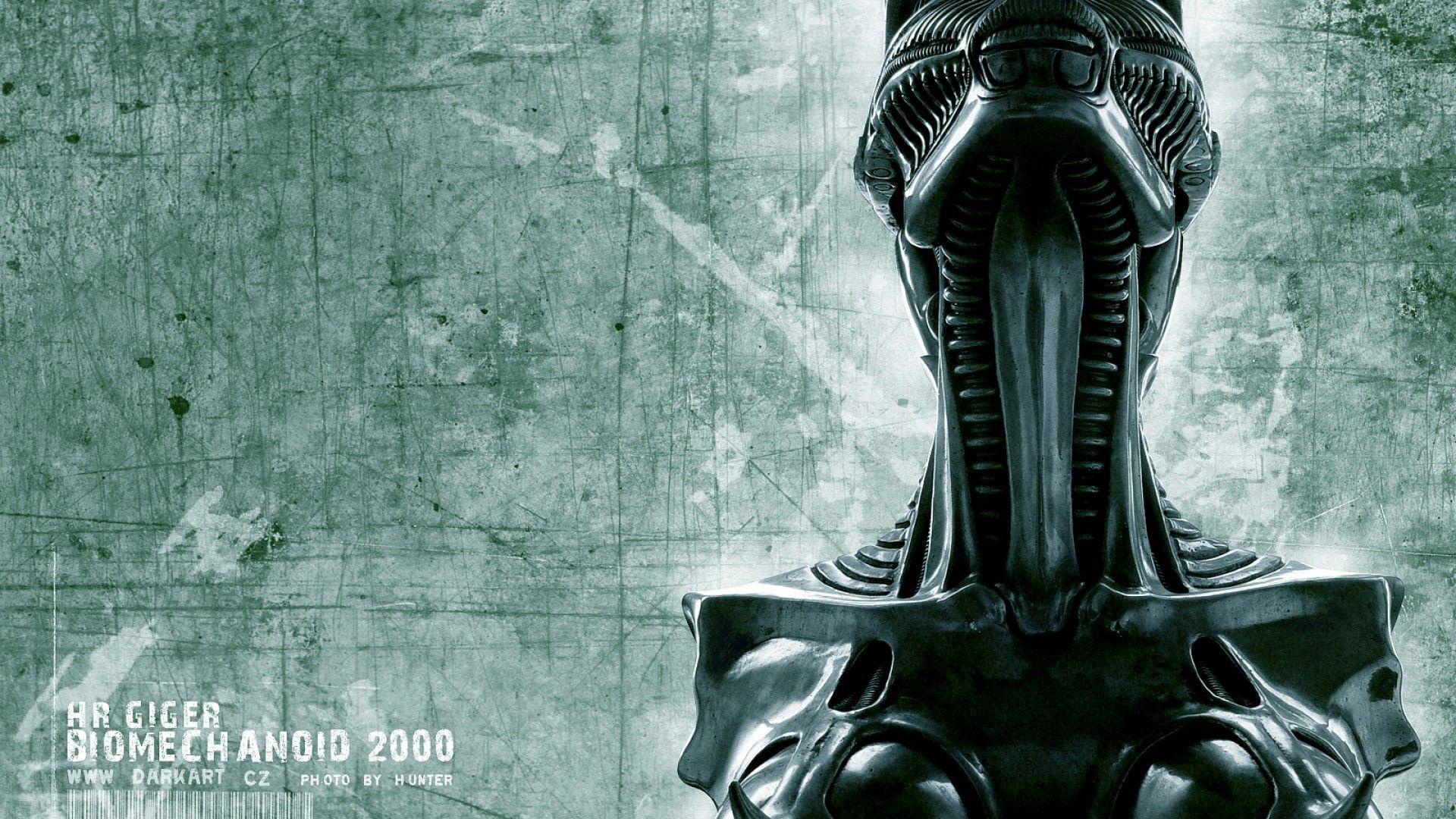1920x1080 ScreenHeaven: HR Giger Korn grunge robots desktop and mobile background