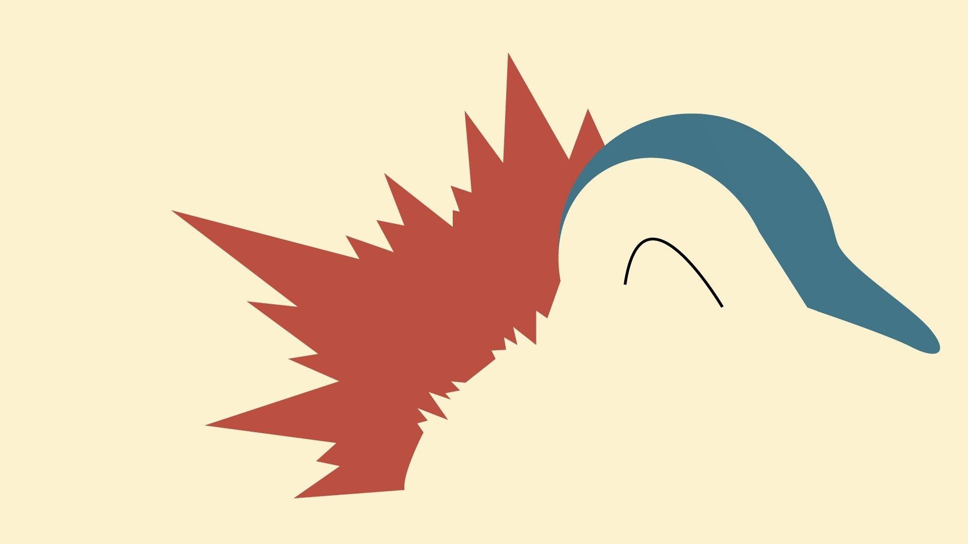 1920x1080 minimalism, #pokémon, #cyndaquil, Wallpaper Wallpaper