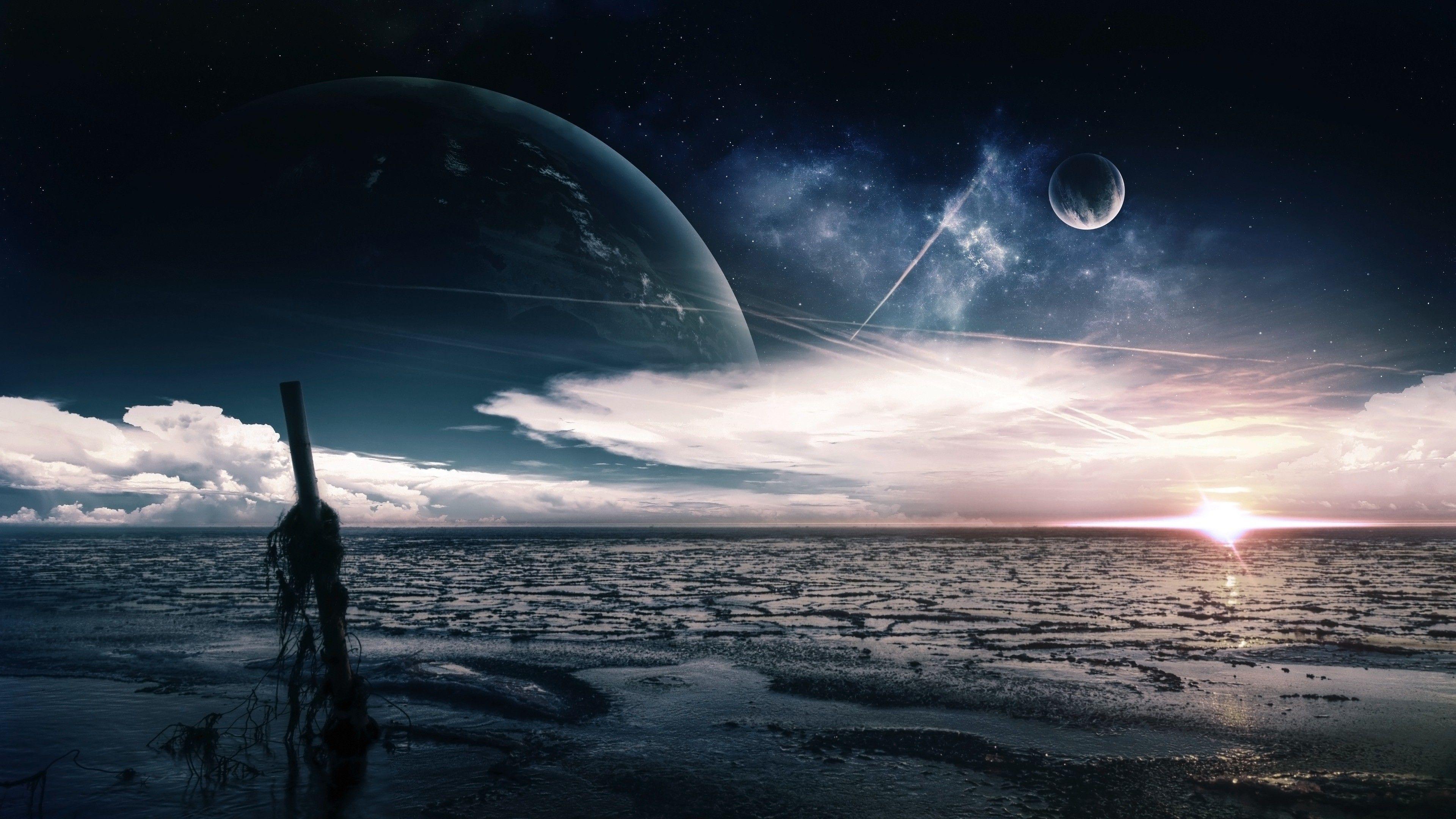 3840x2160 2k Planet Wallpaper HD Wallpaper