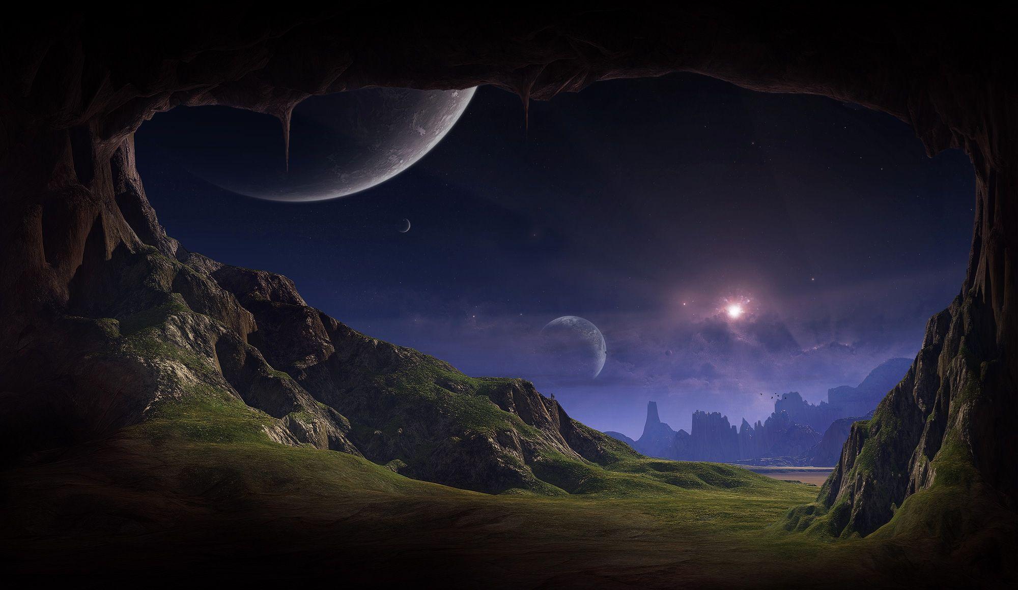 2000x1160 Alien Landscape Wallpaper Inspirational Alien Planet Wallpaper