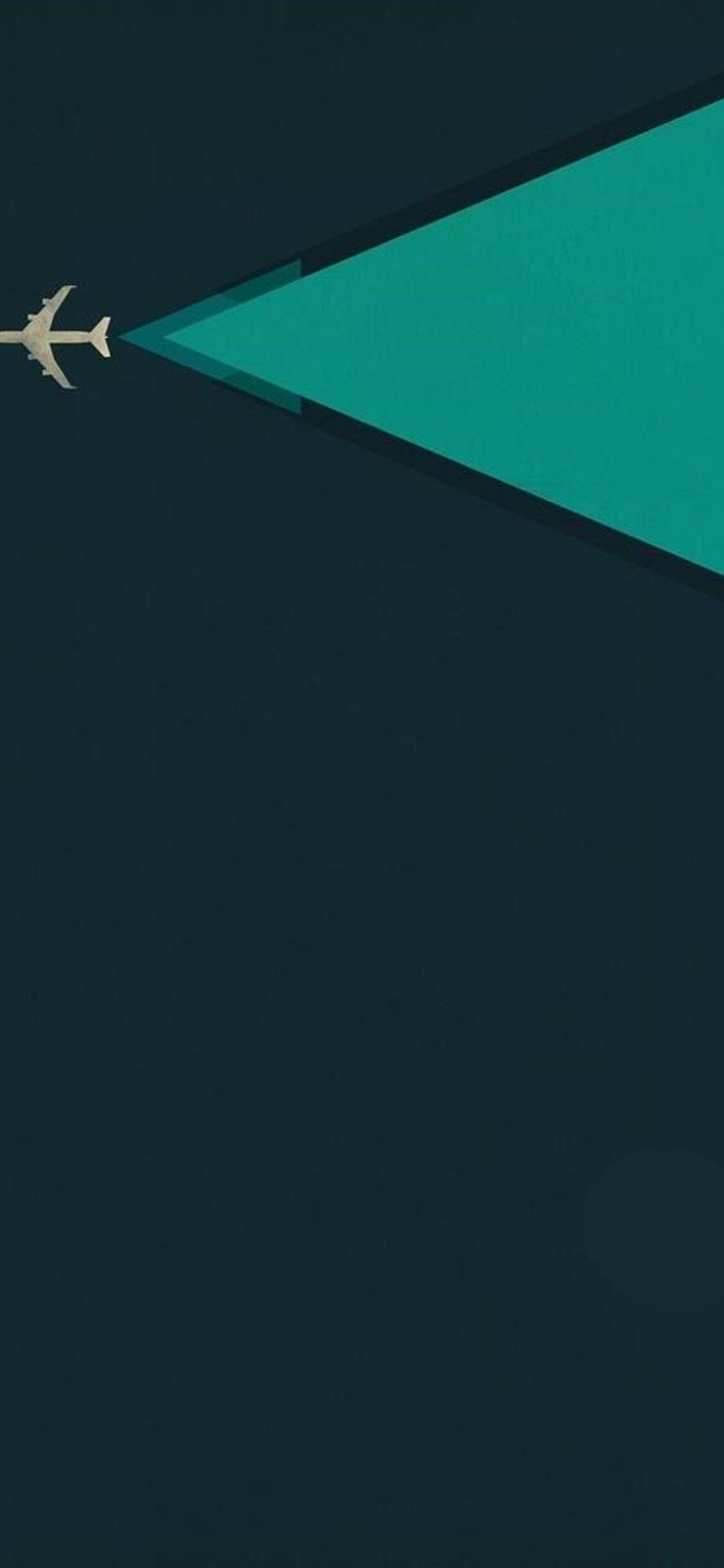 1125x2436 Airplane Minimalism iPhone XS, iPhone iPhone X HD 4k