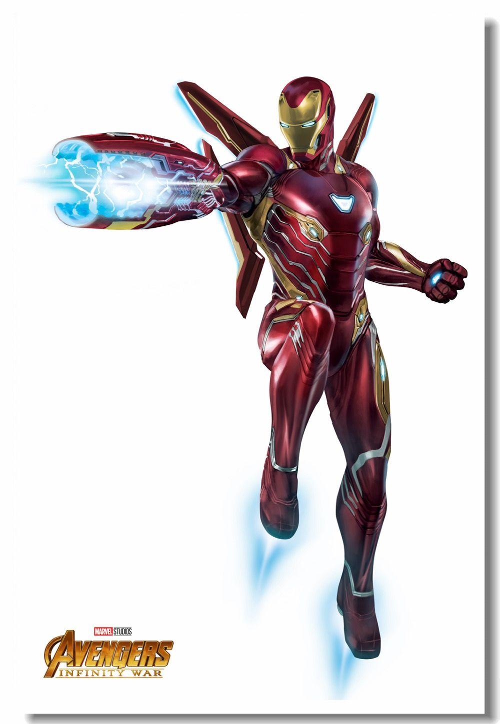 1000x1449 Custom Canvas Wall Mural Avengers Iron Man Poster Marvel Infinity