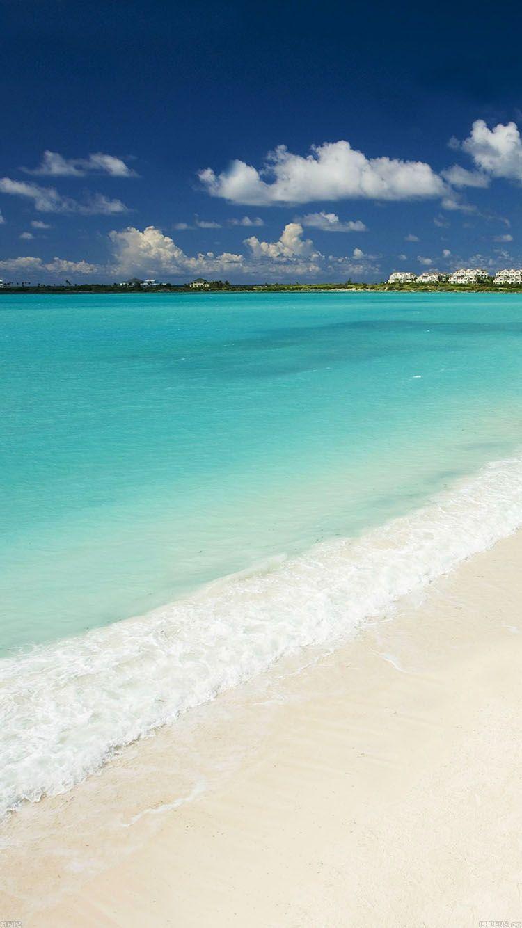 750x1334 iPhone 6 Wallpaper calm beach shiny ocean view